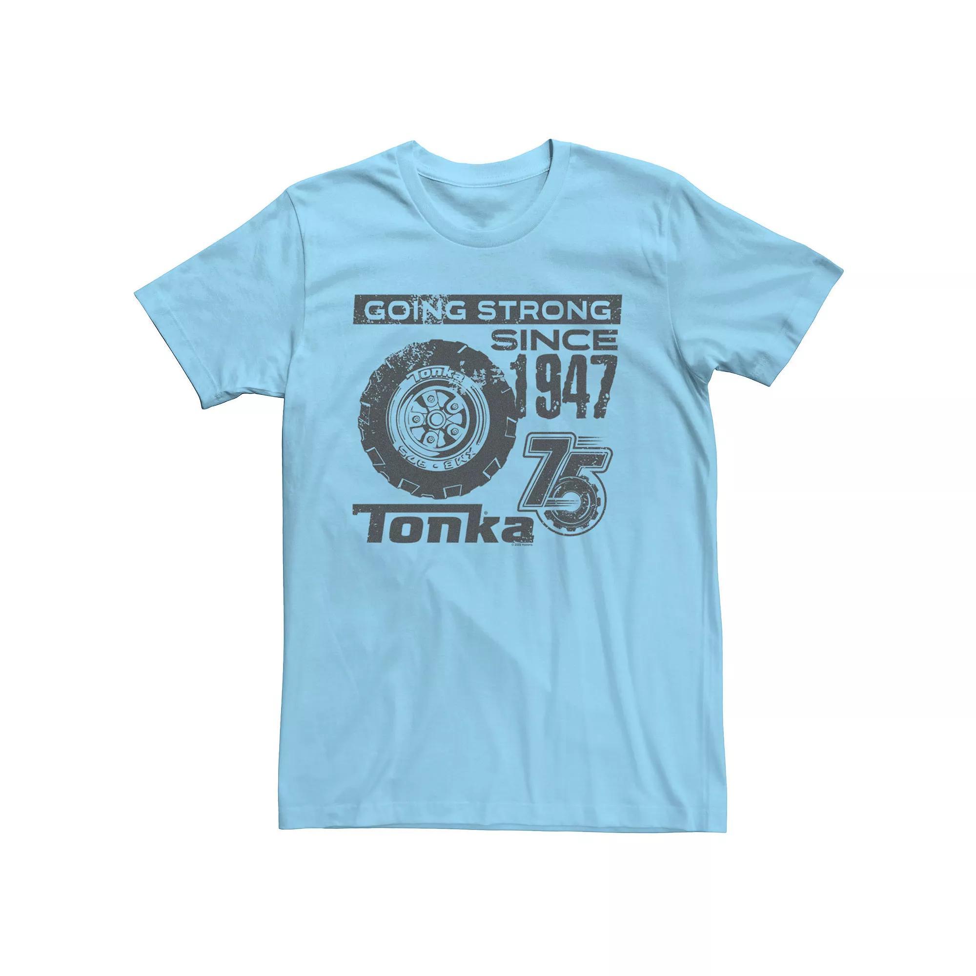 Men's Hasbro Tonka Going Strong Since 1947 Graphic Tee, Size: XXL, Light Blue Product Image