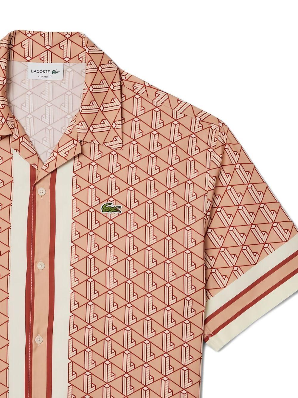monogram-pattern shirt Product Image