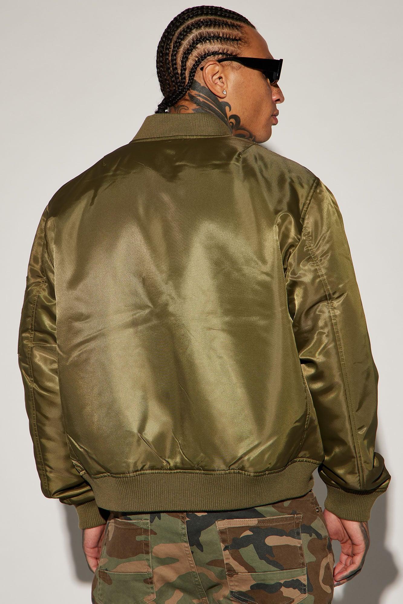 Classic Bomber Jacket - Olive Product Image