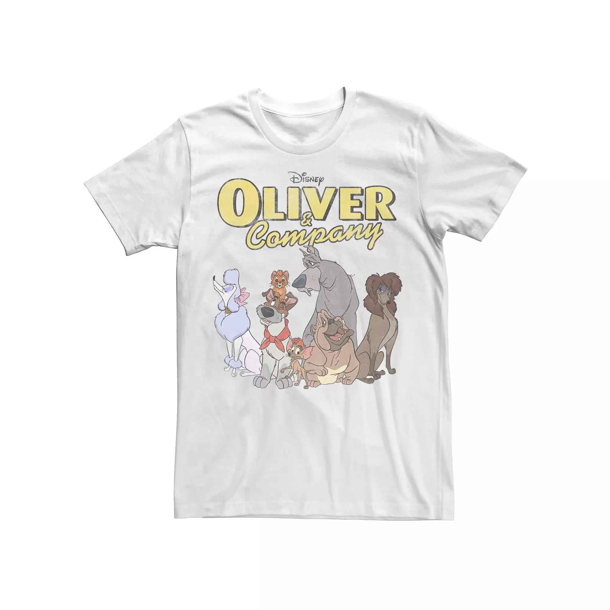 Disney's Oliver & Company Group Shot Men's Tee,  Product Image