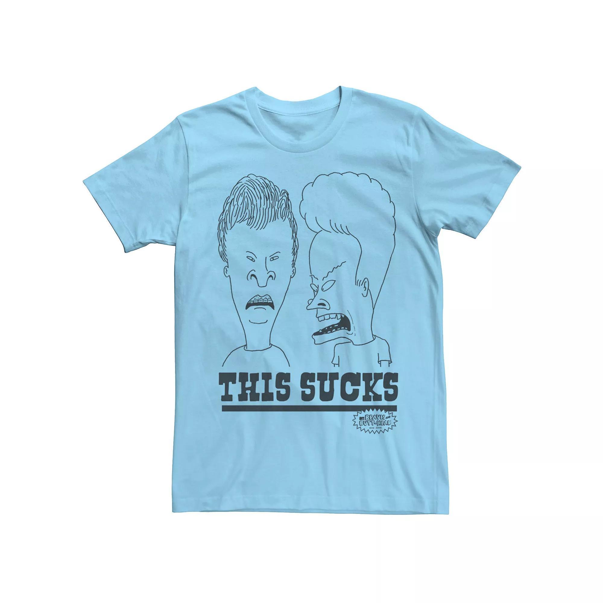 Men's Beavis & Butthead This Sucks Group Shot Tee,  Product Image