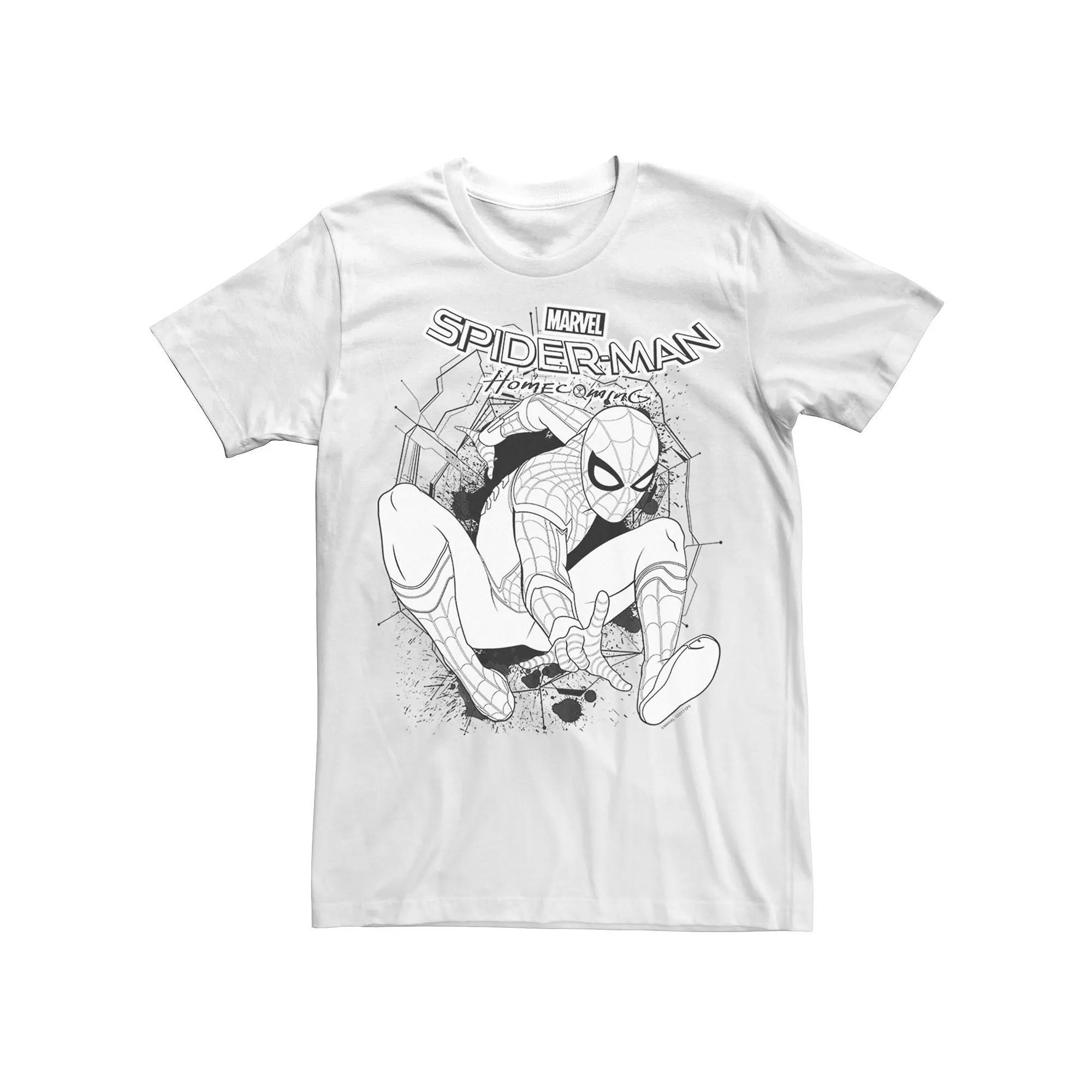 Men's Marvel Spider-Man Homecoming Tonal Web Out Graphic Tee,  Product Image