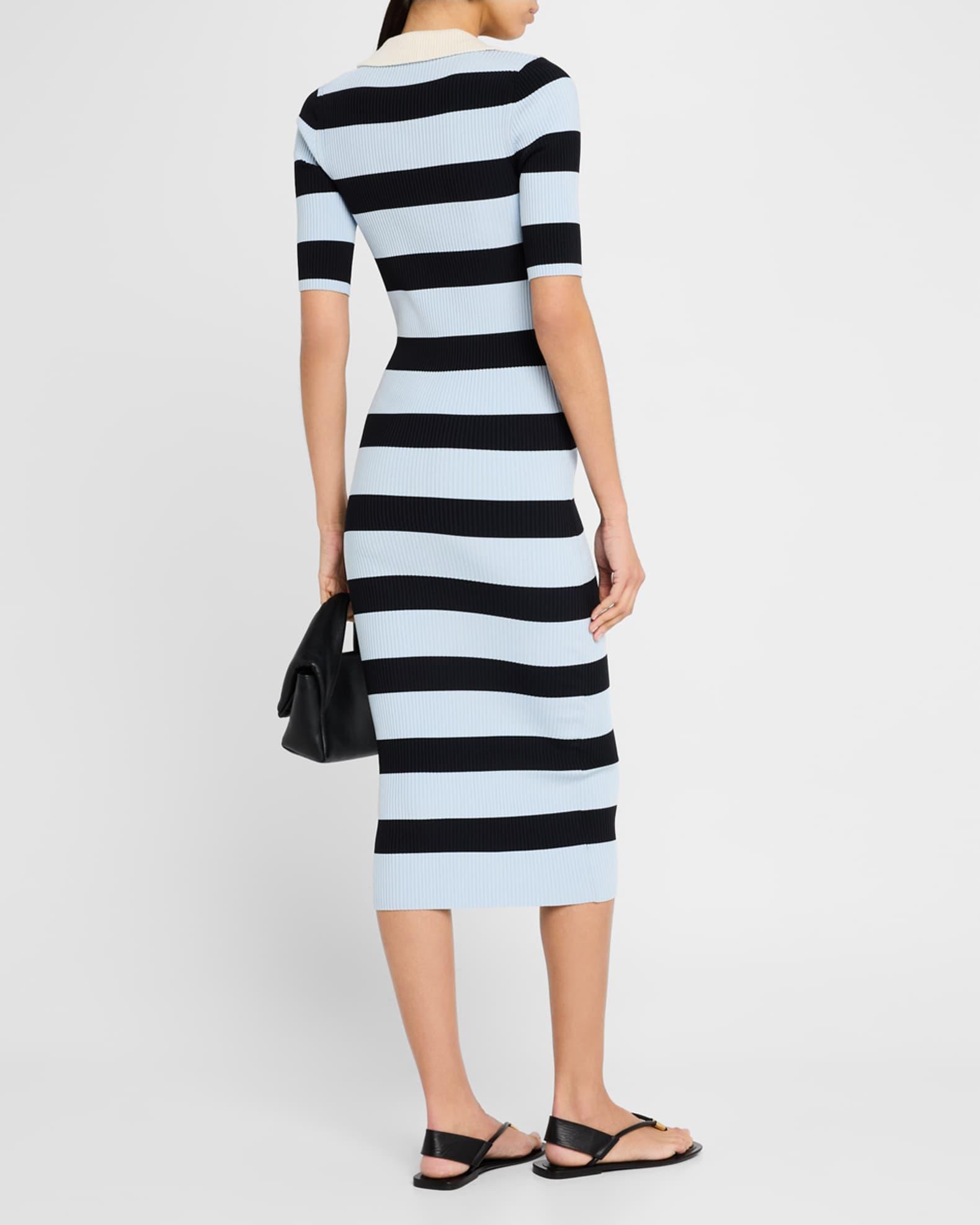 Darcy Stripe Bodycon Midi Dress Product Image