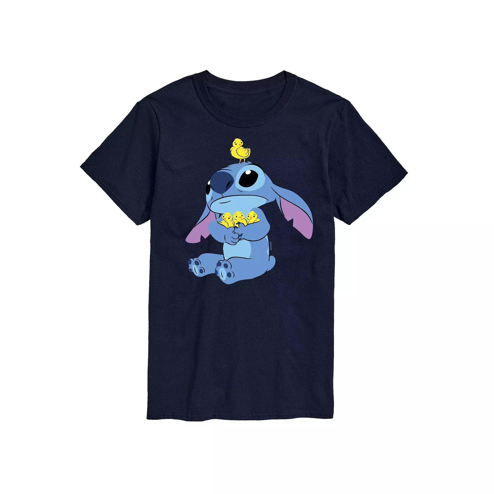 Disney's Lilo & Stitch Men's Stitch & Chicks Graphic Tee,  Product Image