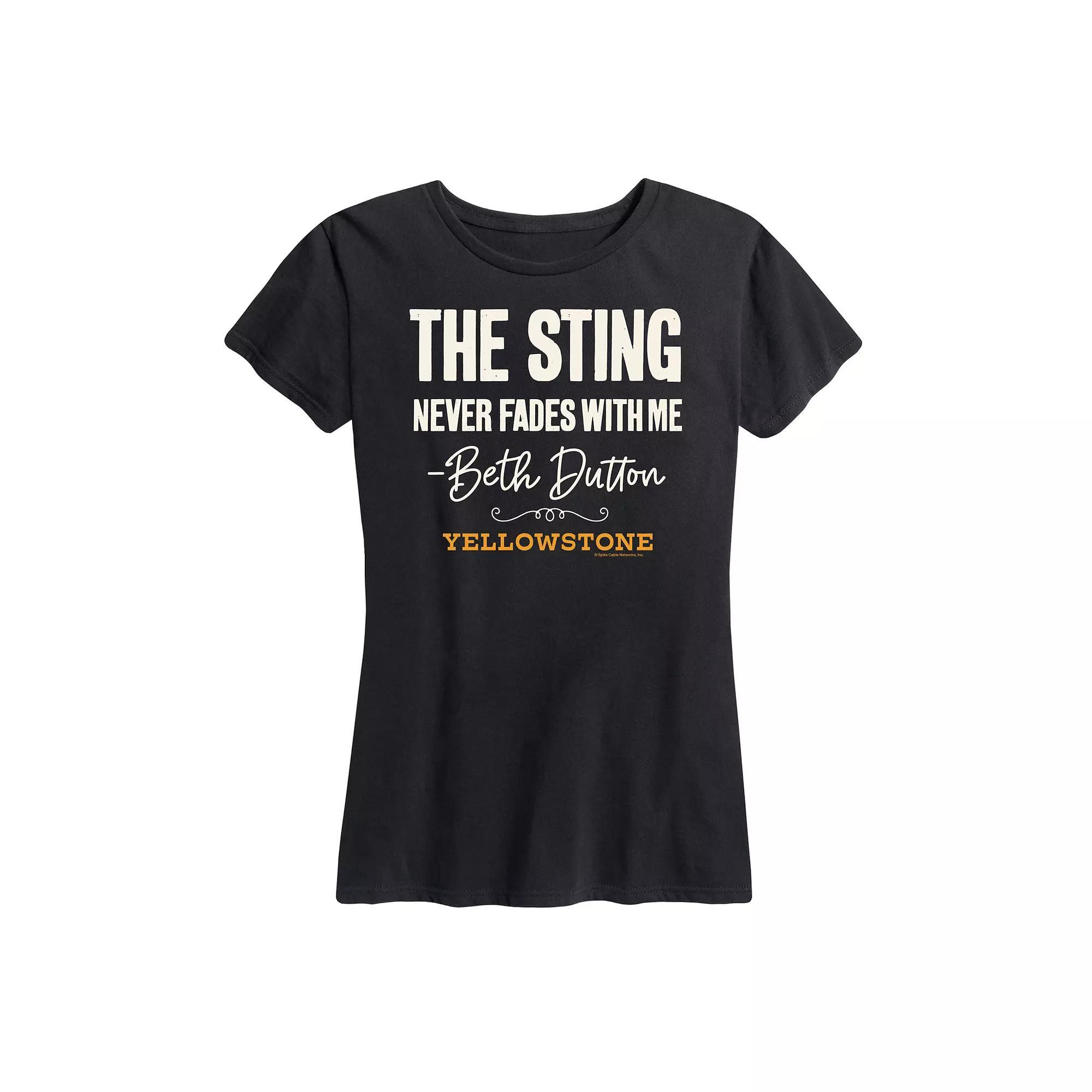 Plus Yellowstone Sting Never Fades Graphic Tee, Women's,  Product Image