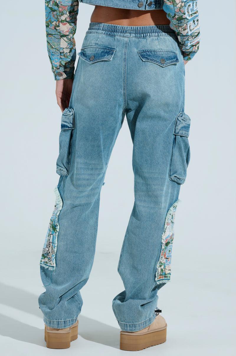 OUT OF THIS WORLD DENIM JOGGER Product Image