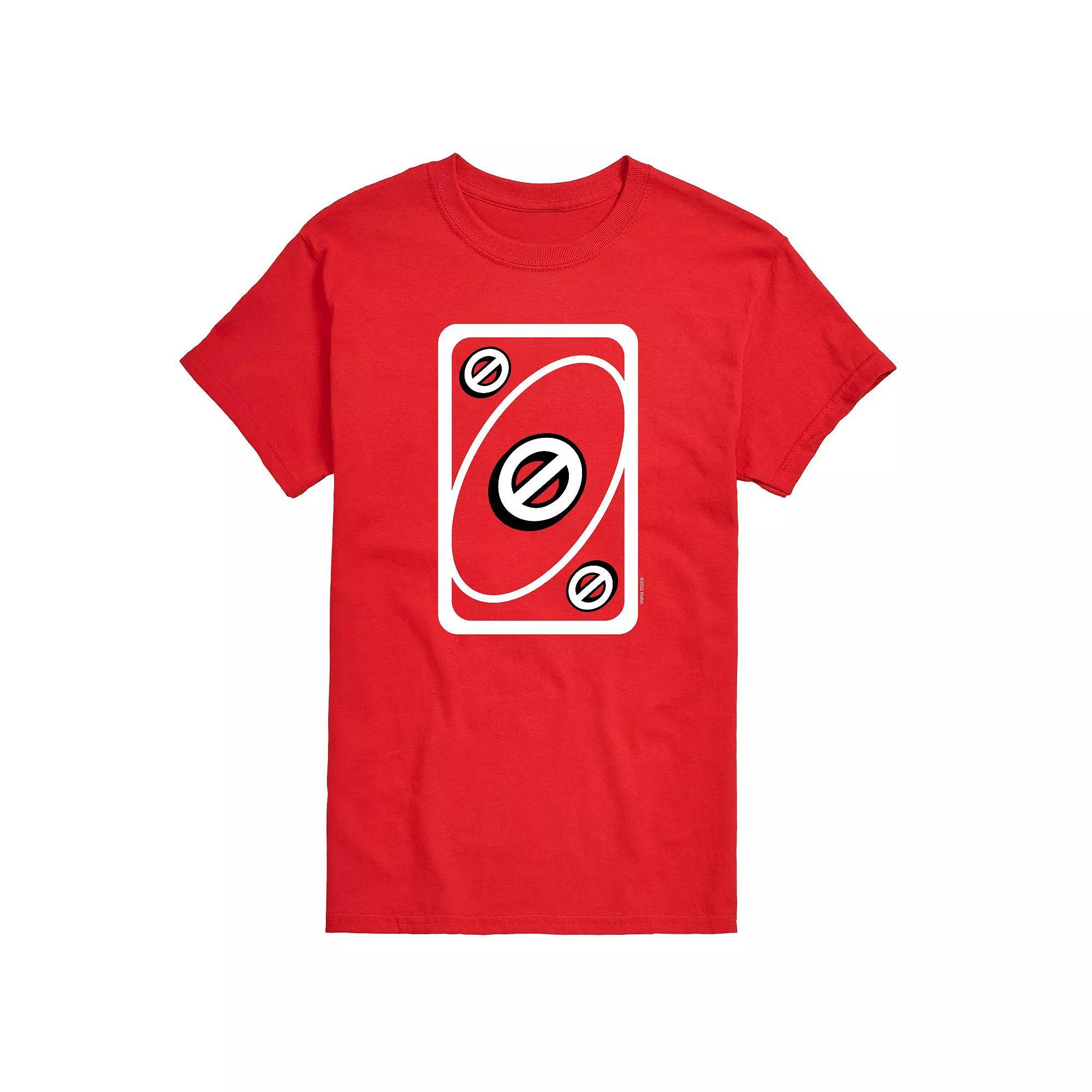 Big & Tall UNO Red Skip Tee, Men's, Size: 4XB Product Image