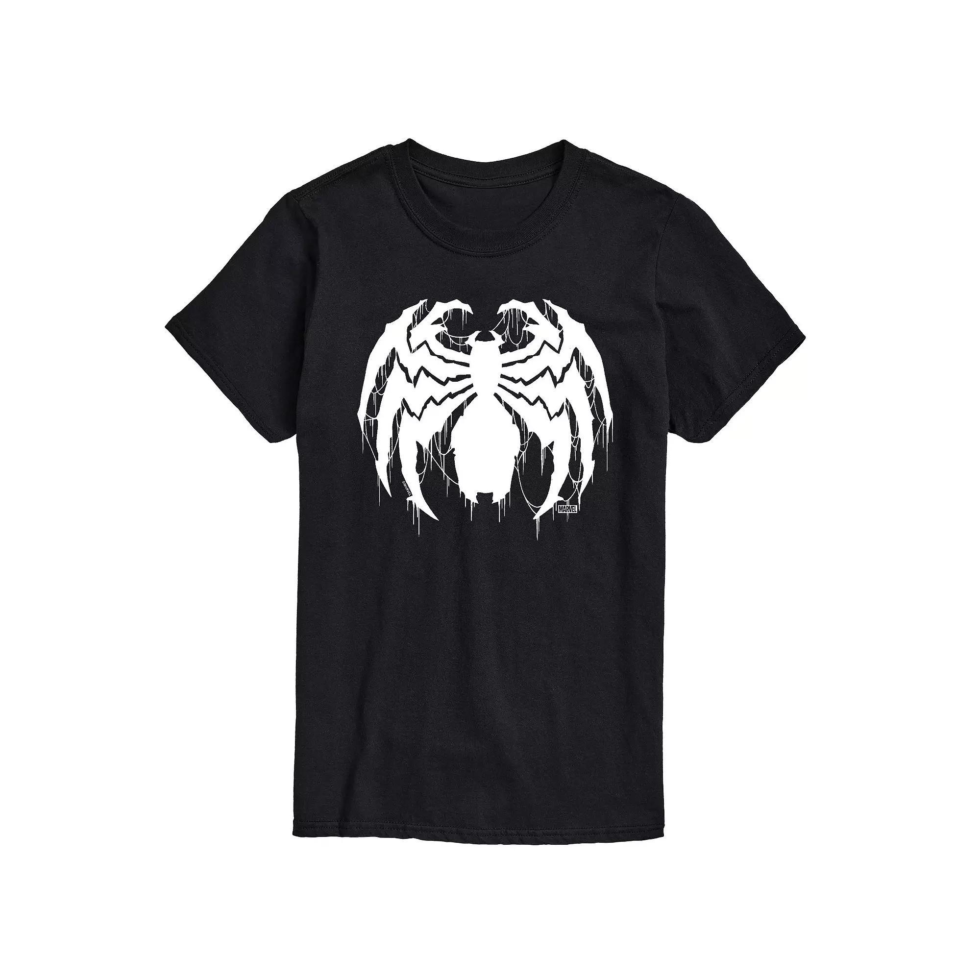 Big & Tall Marvel Venom Spider Logo Graphic Tee, Men's,  Product Image