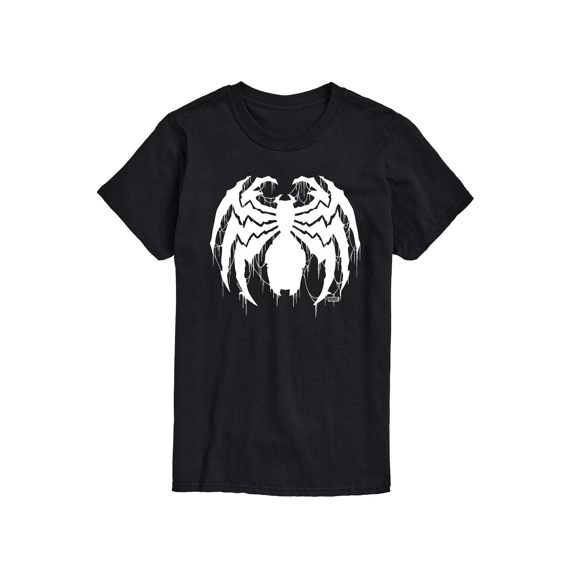 Big & Tall Marvel Venom Spider Logo Graphic Tee, Men's,  Product Image