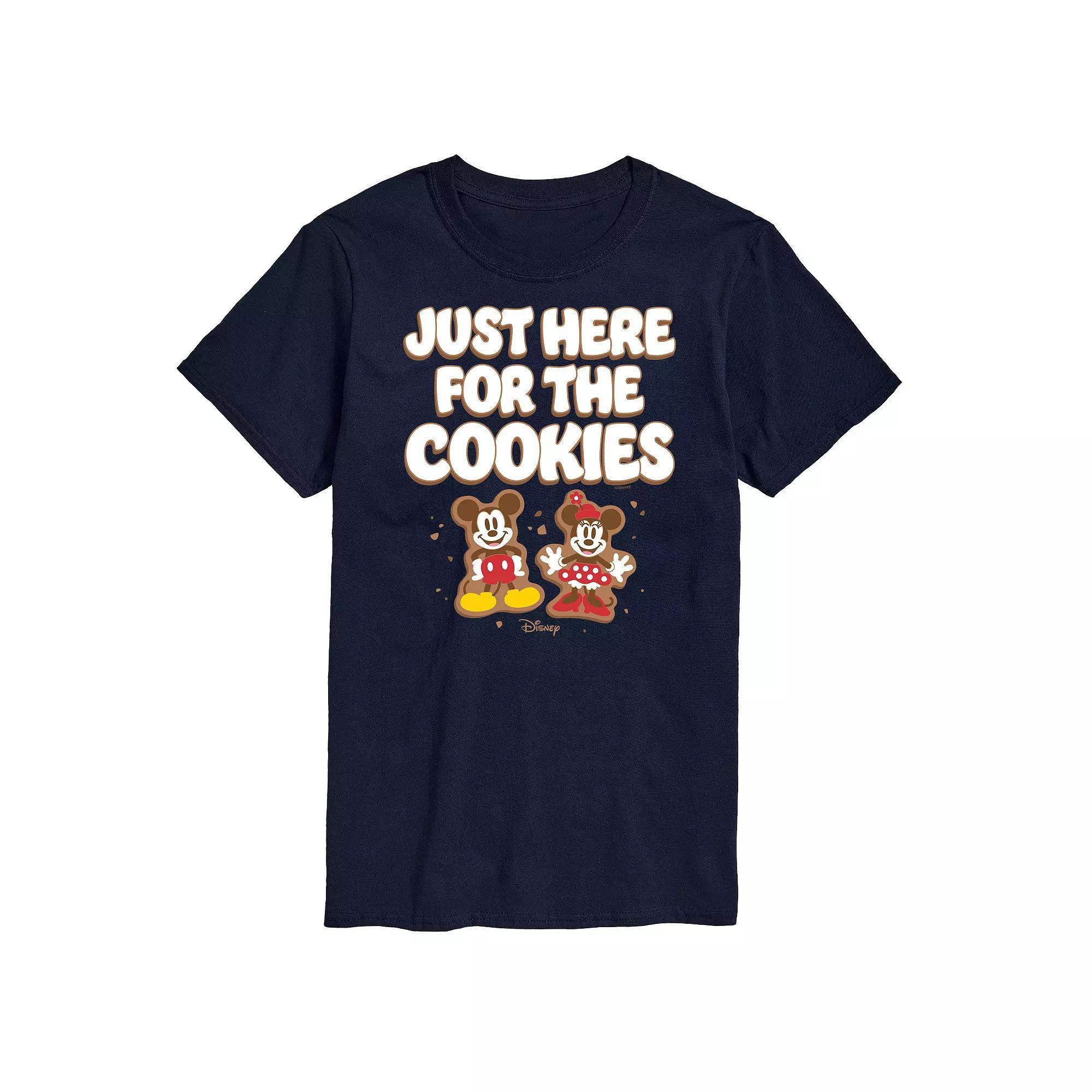 Disney's Mickey & Minnie Mouse Men's Just Here For The Cookies Graphic Tee,  Product Image