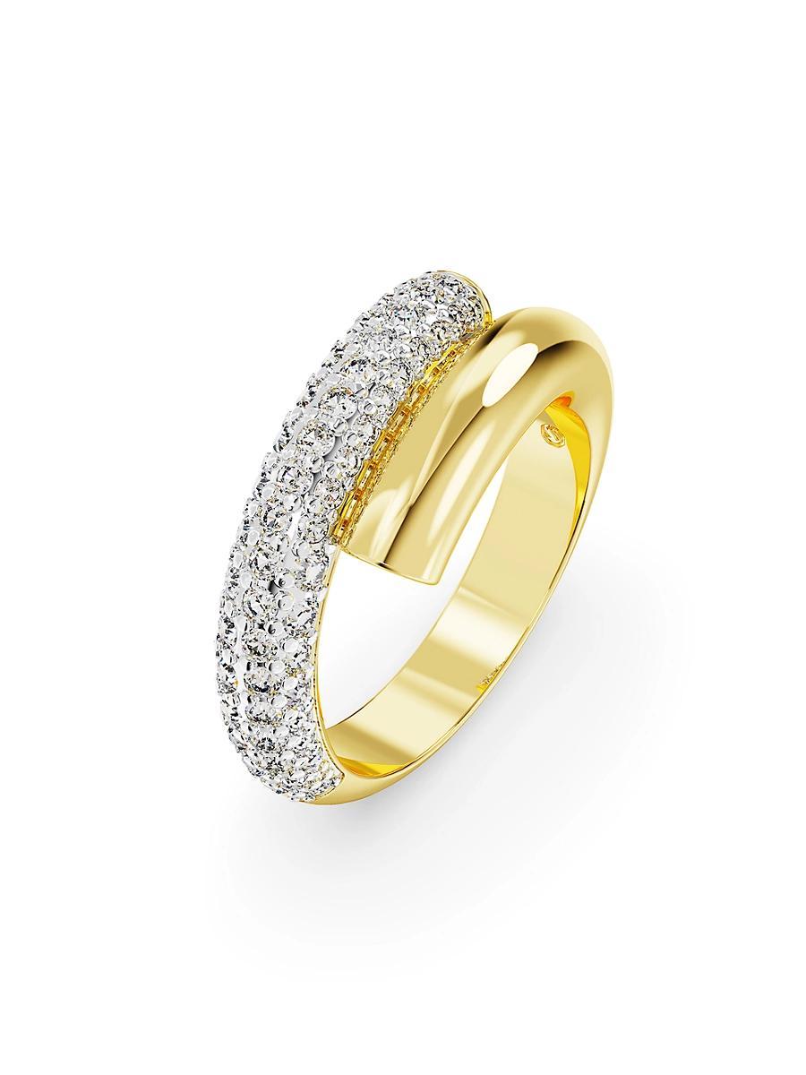 Womens Imber Goldtone & Crystal Pav Ring Product Image