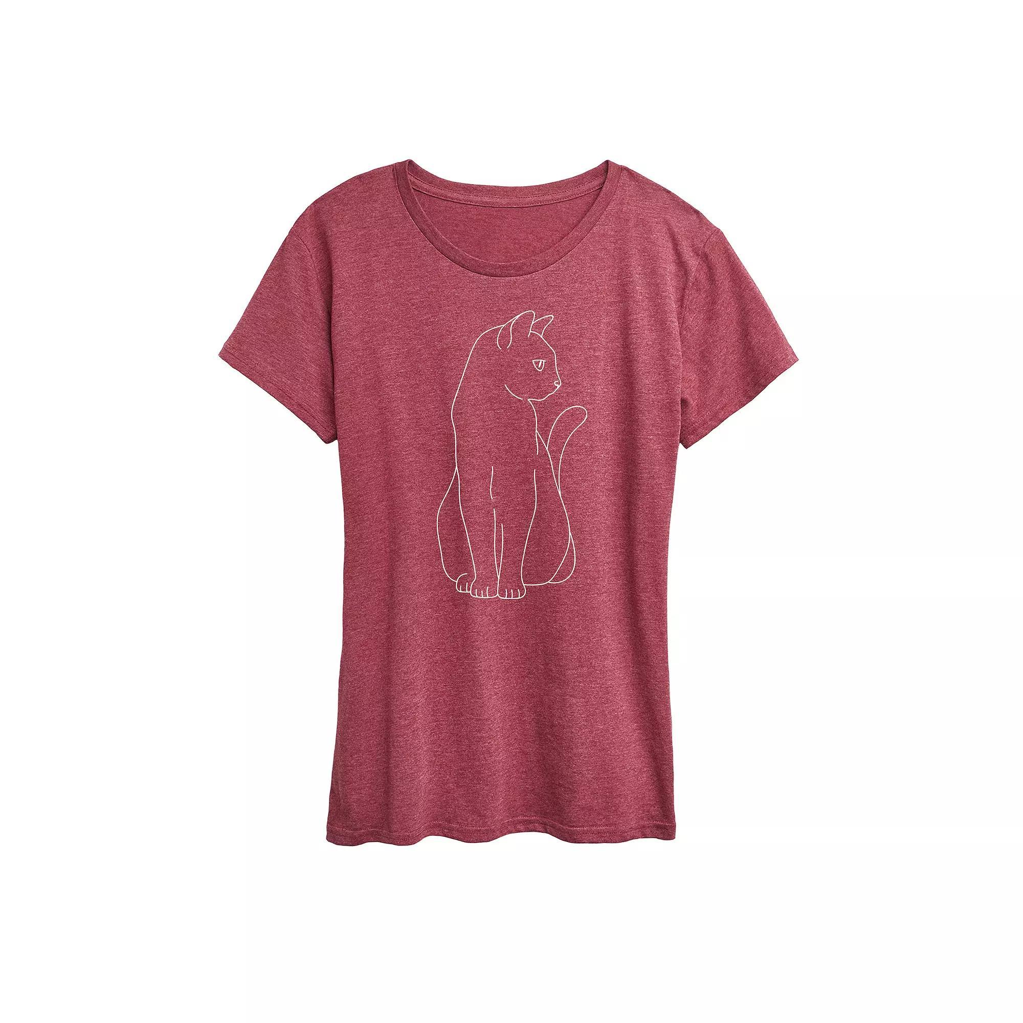 Women's Ford Distressed Logo Graphic Tee,  Product Image