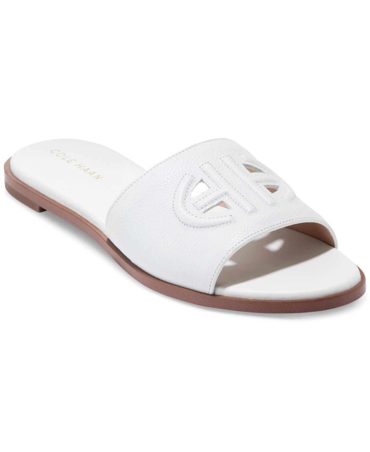 Cole Haan Flynn Logo Slide Sandal Leather) Women's Shoes Product Image