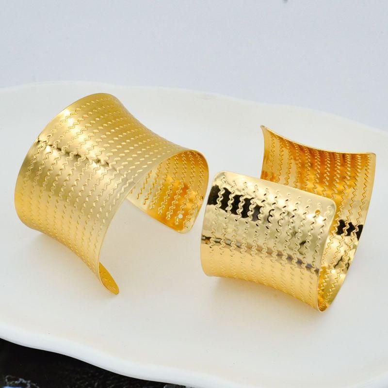 Textured Alloy Open Bangle (Various Designs) Product Image