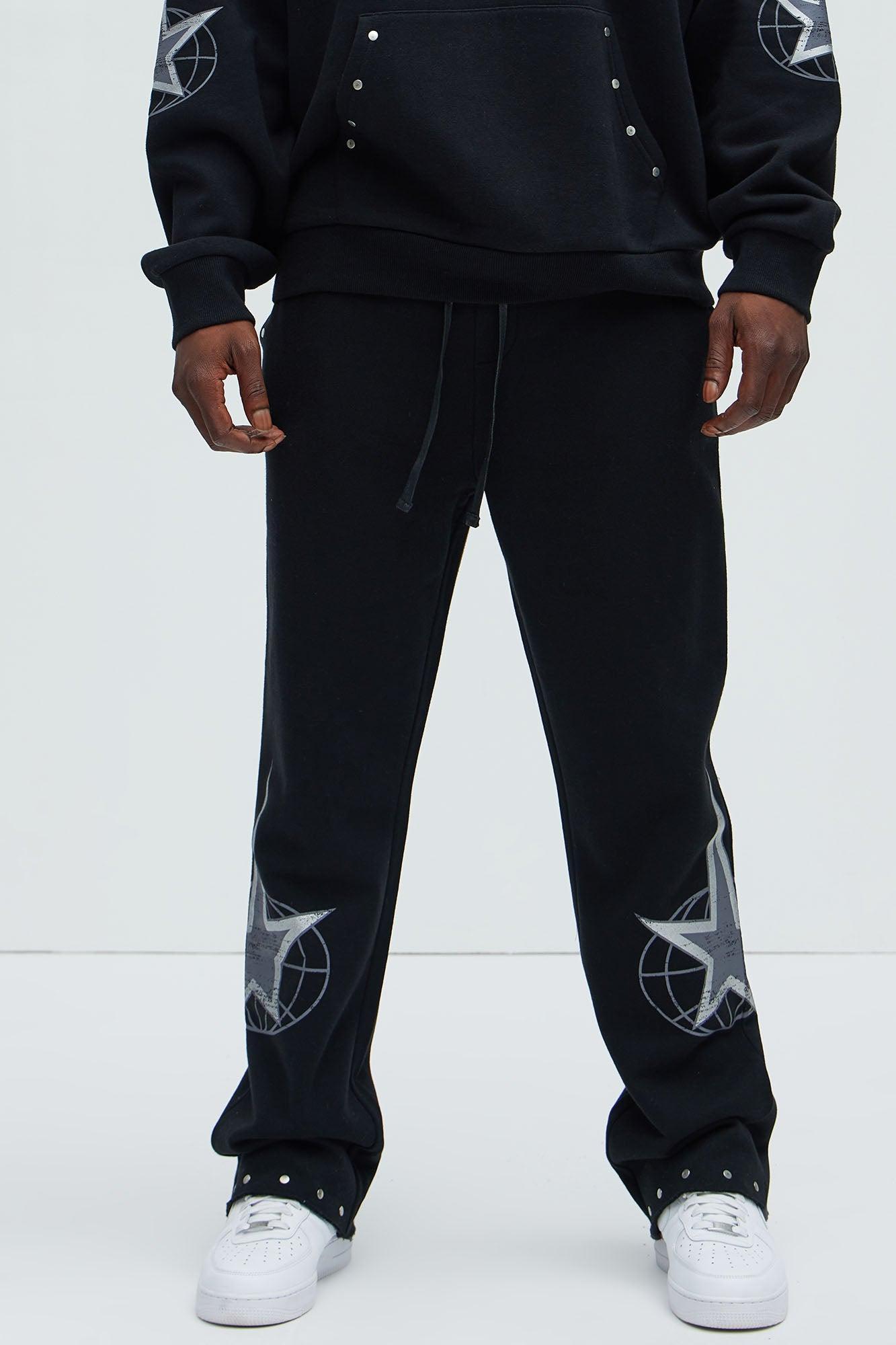 Tyson Lowkey Straight Sweatpants - Black Product Image