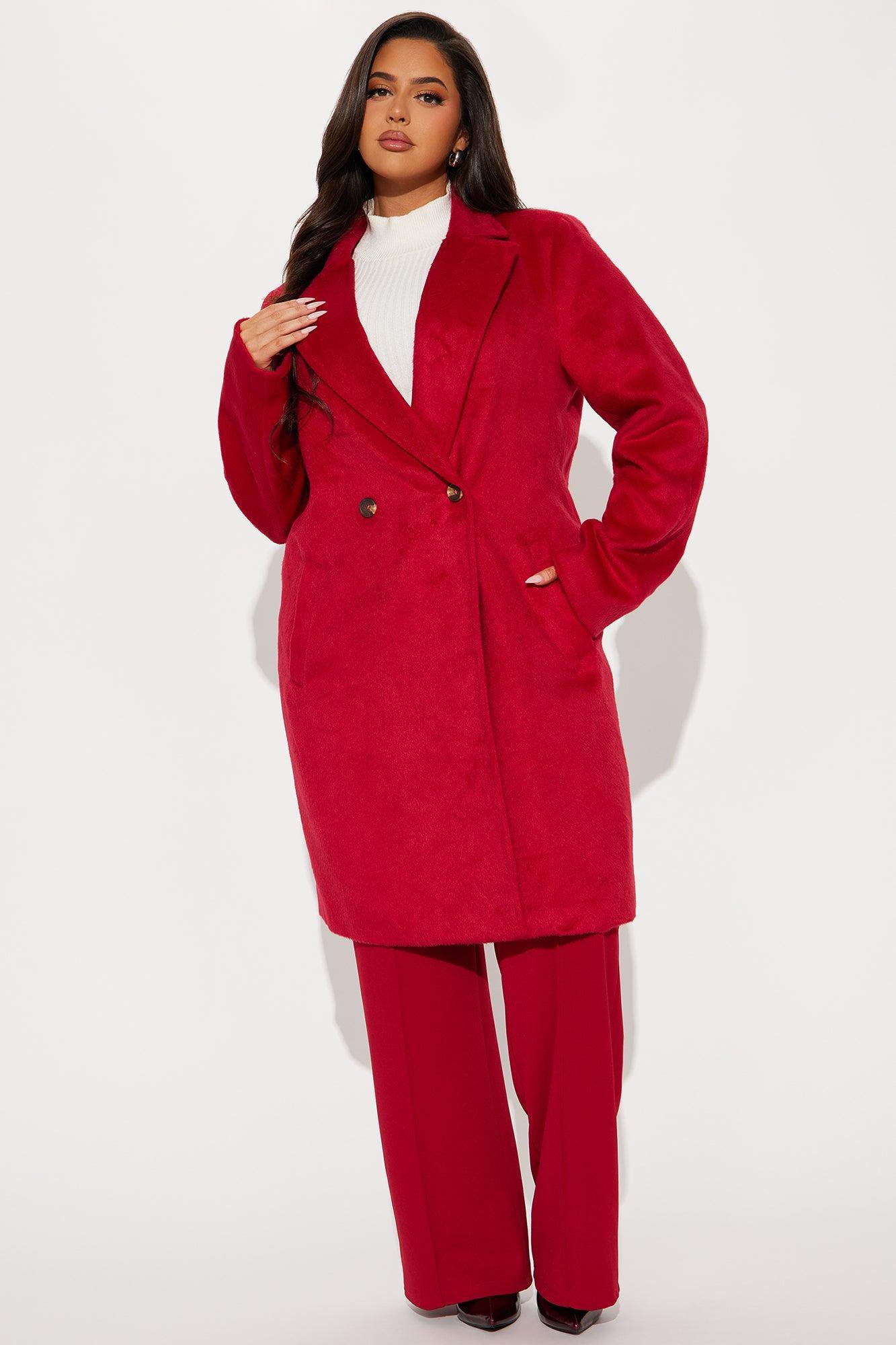 It's A Long Story Coat - Red Product Image