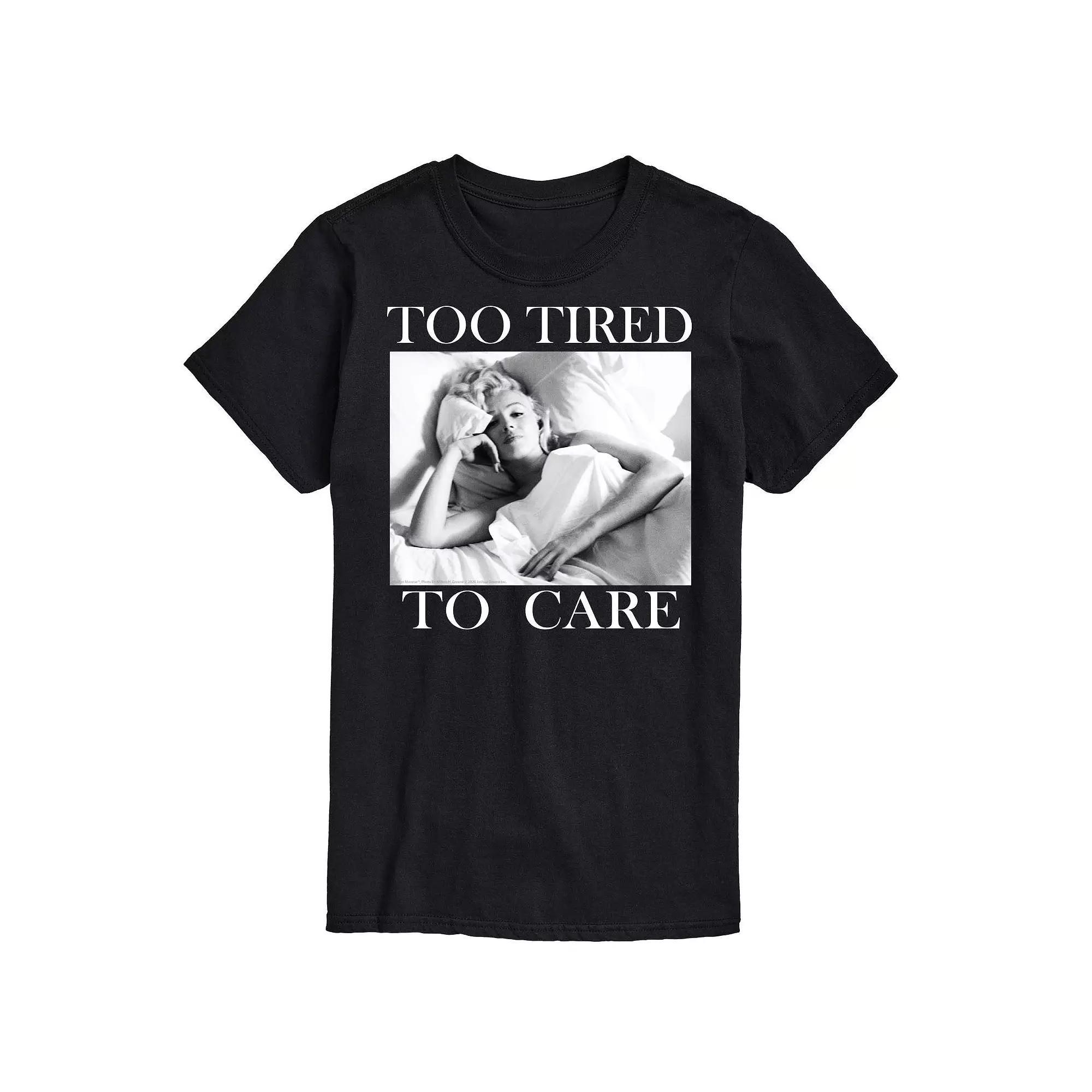 Big & Tall Marilyn Monroe Too Tired Tee, Men's,  Product Image