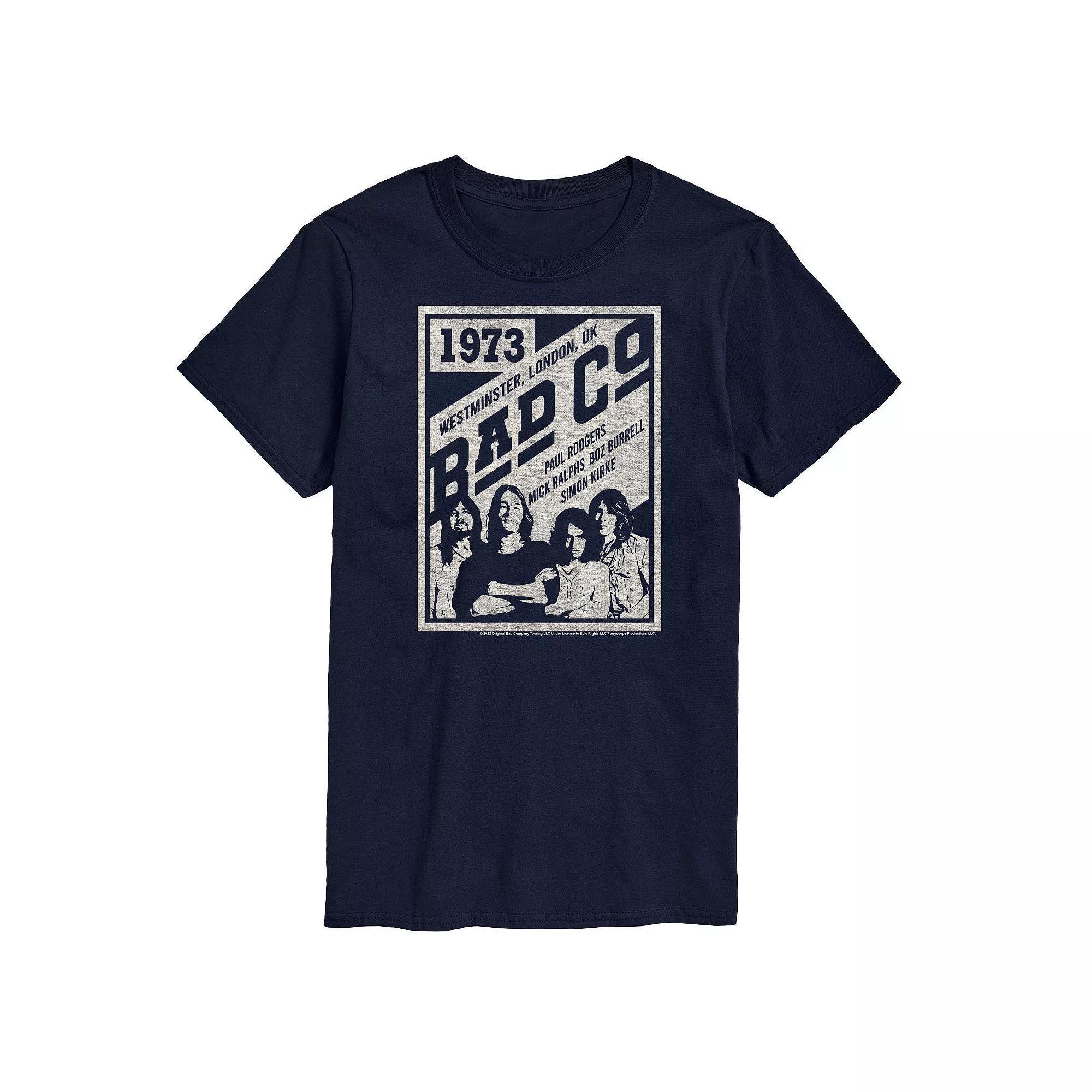 Big & Tall Bad Company Poster Tee, Men's, Size: 3XB, Blue Product Image