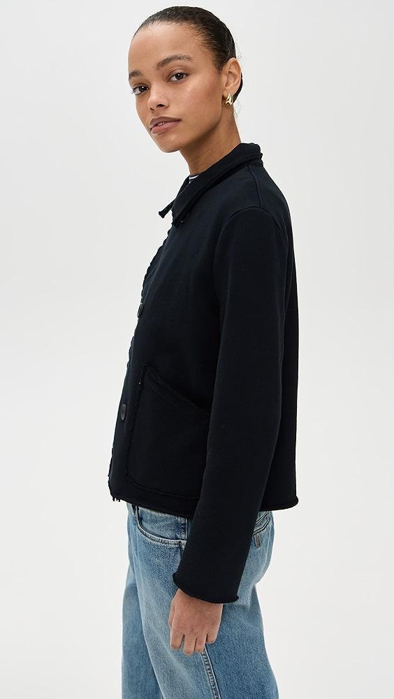 Frank & Eileen Mini Belfast Crop Peacoat | Shopbop Product Image