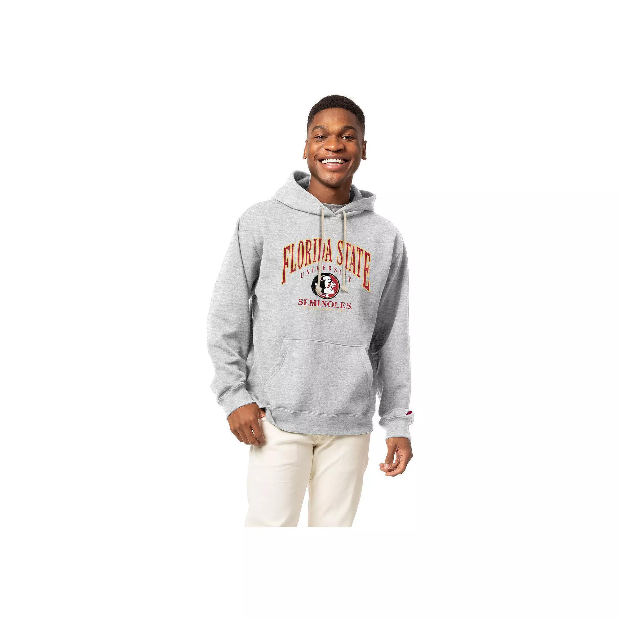 Men's League Collegiate Wear Heather Gray Florida State Seminoles Tall Arch Essential Pullover Hoodie, Size: Small, Grey Product Image