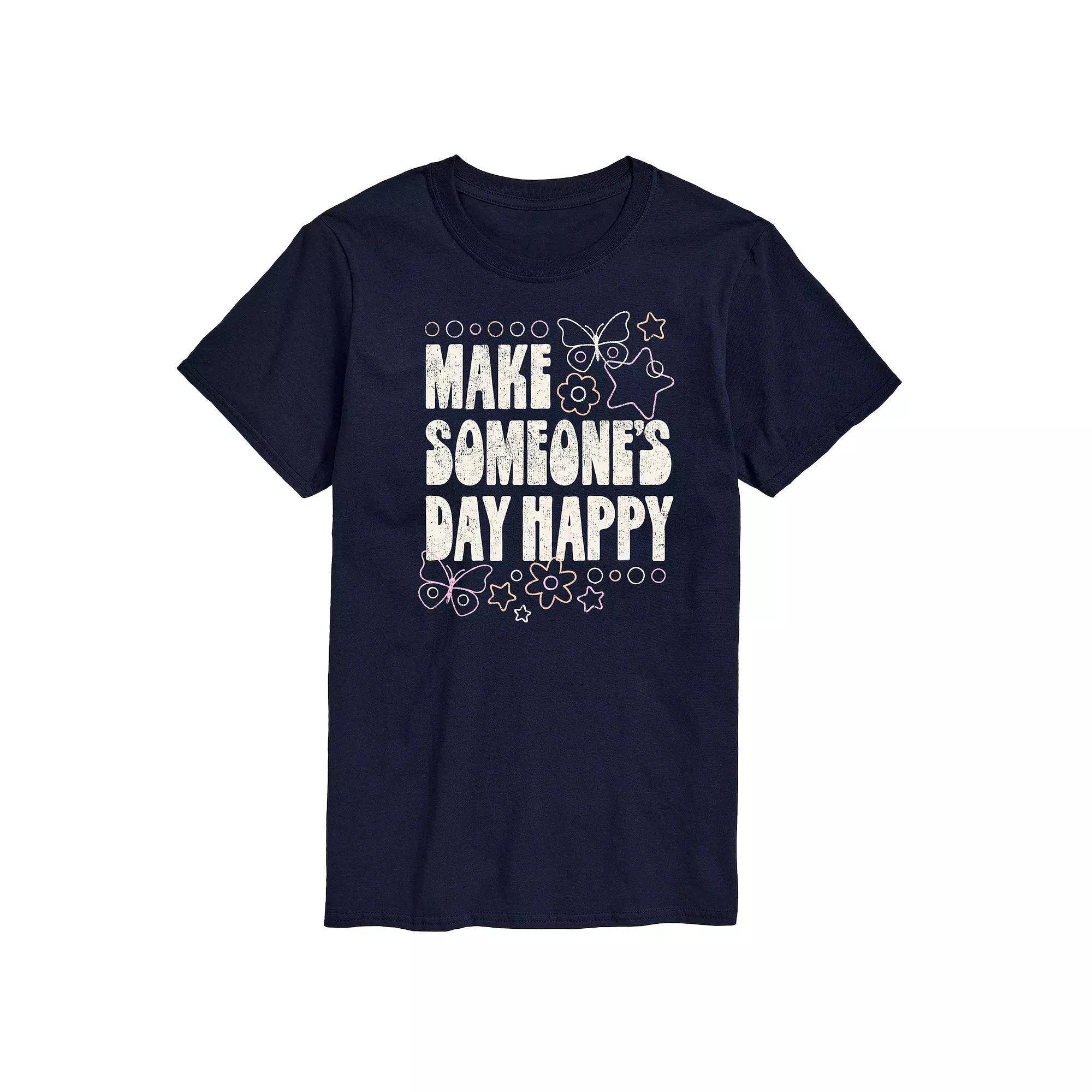 Men's Make Someone's Day Happy Graphic Tee,  Product Image
