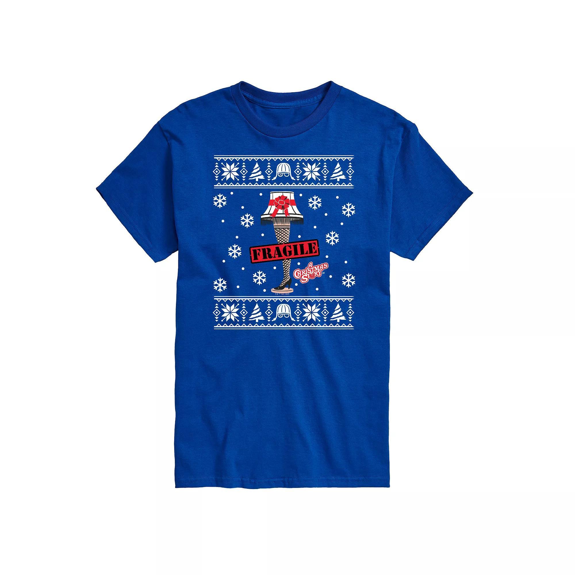 Men's A Christmas Story Fragile Leg Graphic Tee,  Product Image