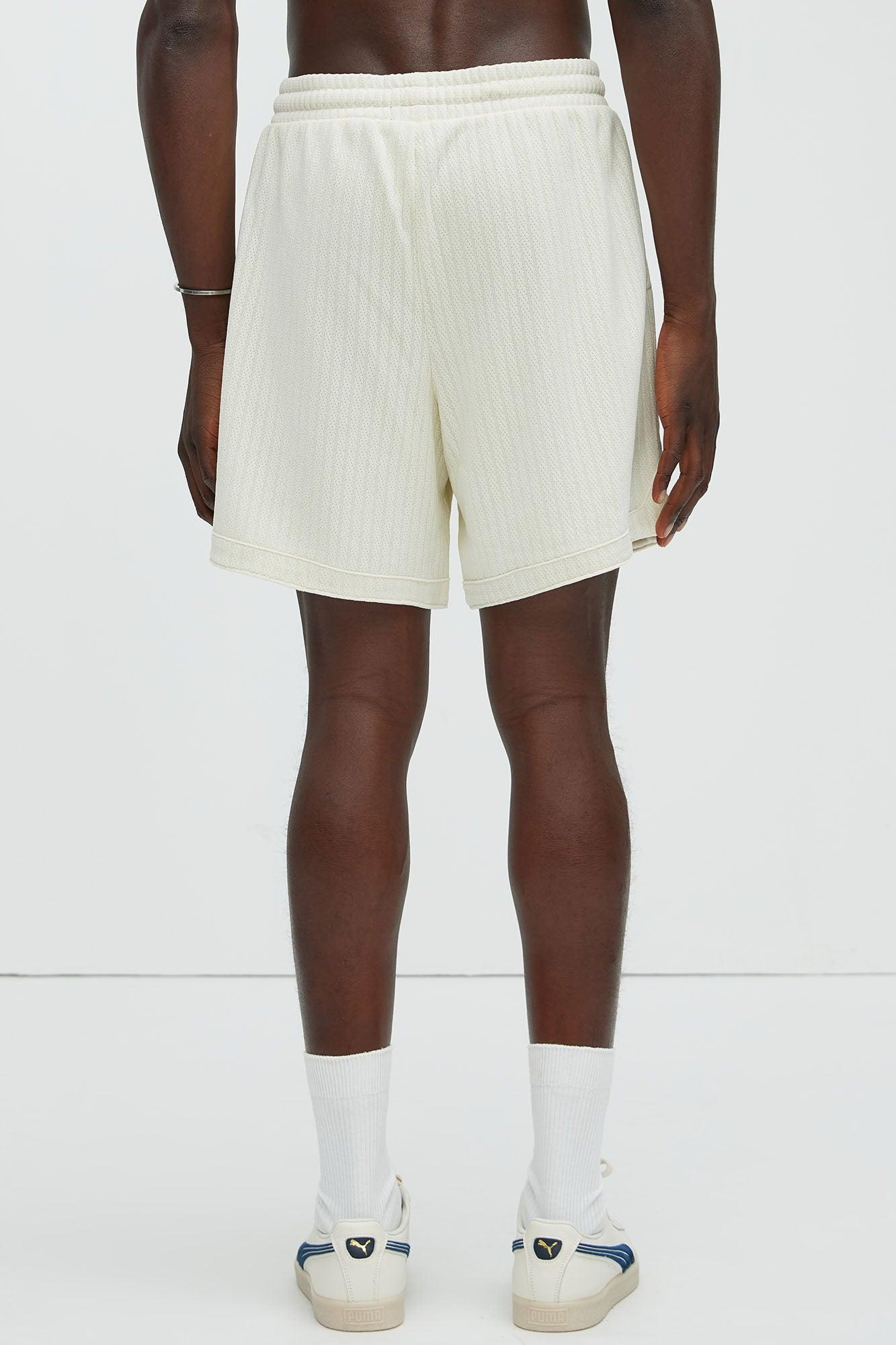 Easton Textured Shorts - Off White Product Image