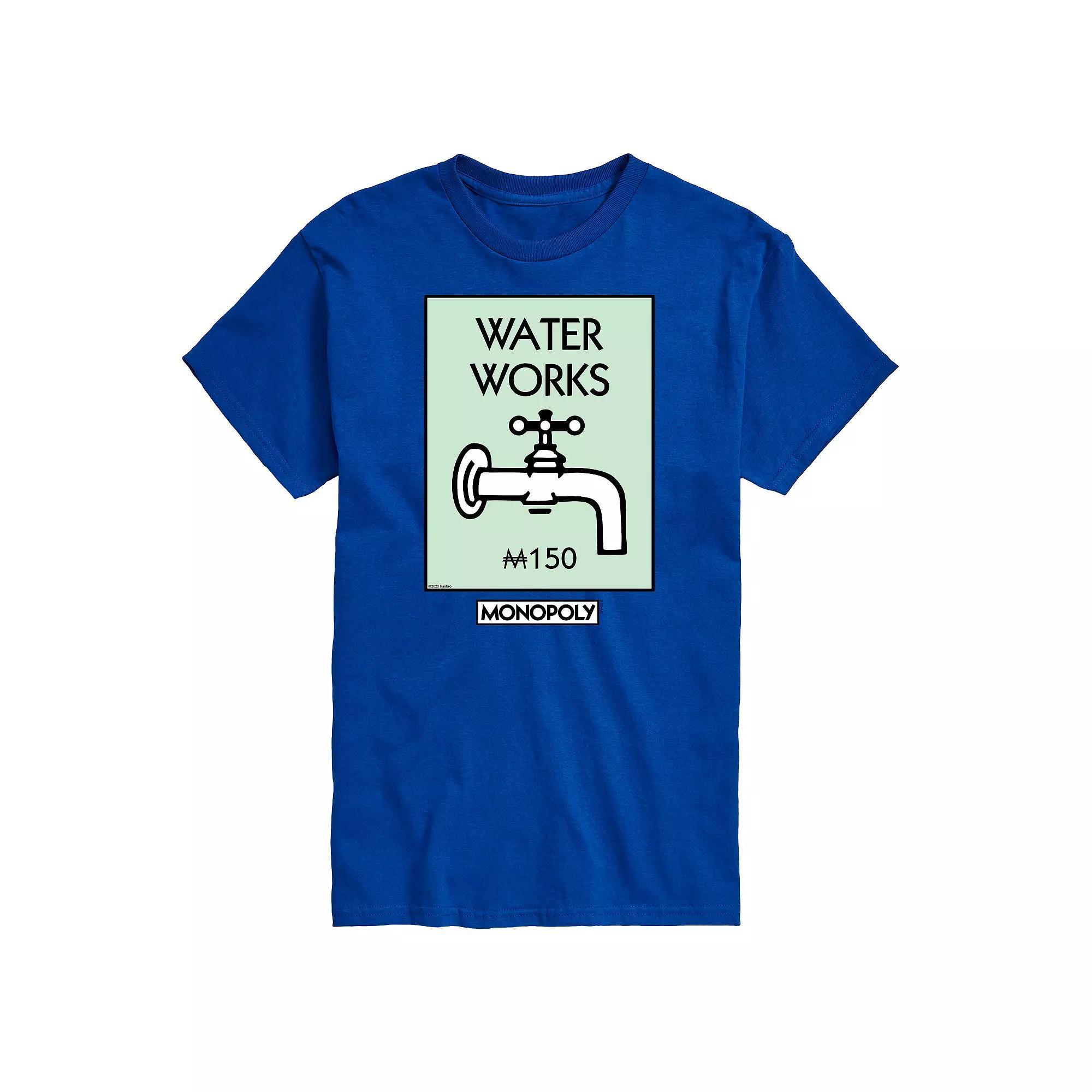 Men's Monopoly Waterworks Graphic Tee, Size: XL, Blue Product Image