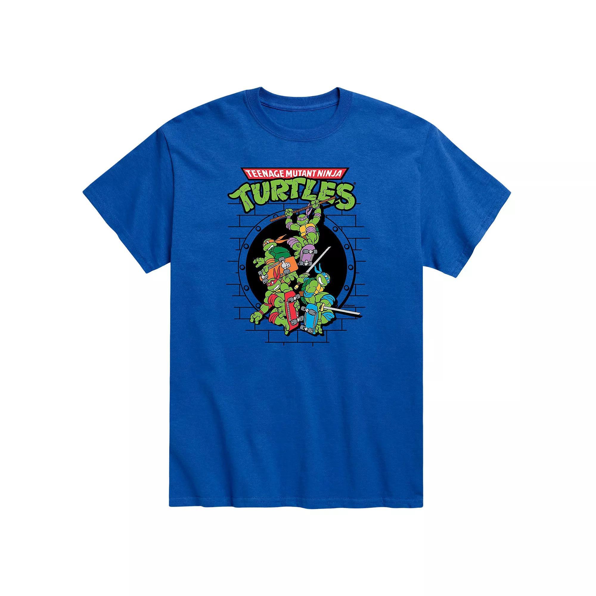Men's Teenage Mutant Ninja Turtles Sewer Skateboard Tee,  Product Image