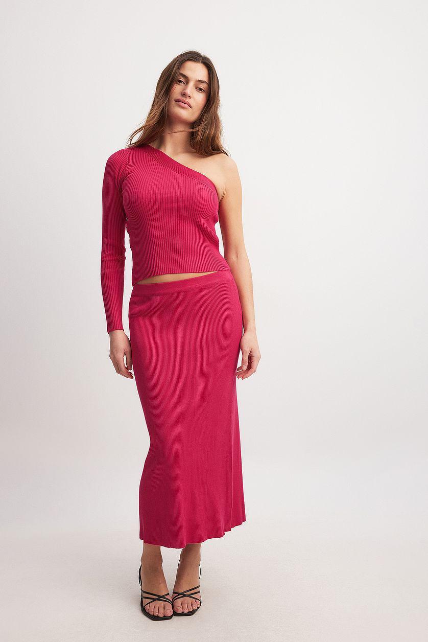 Knitted Midi Skirt Product Image