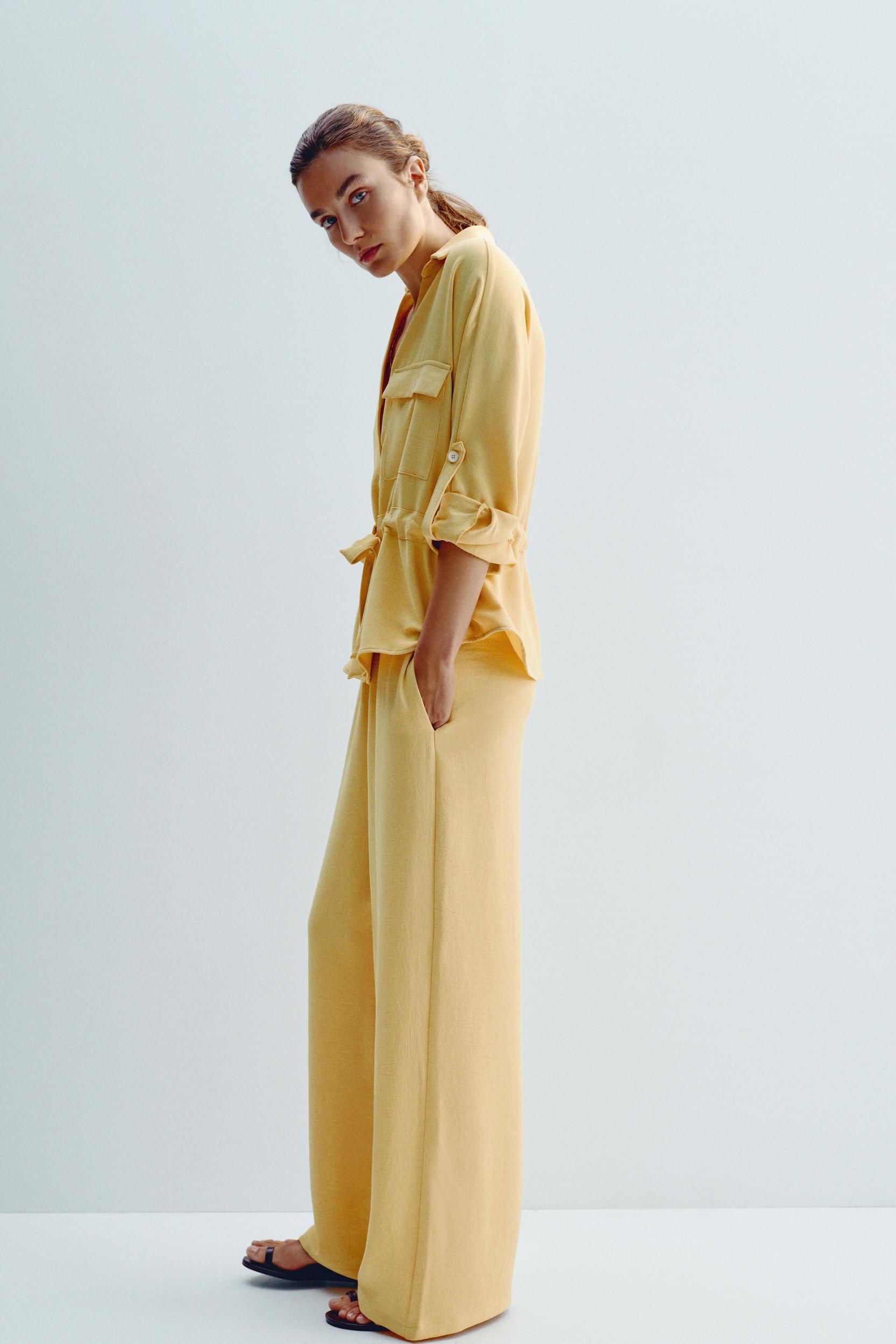 FLOWY WIDE LEG PANTS Product Image
