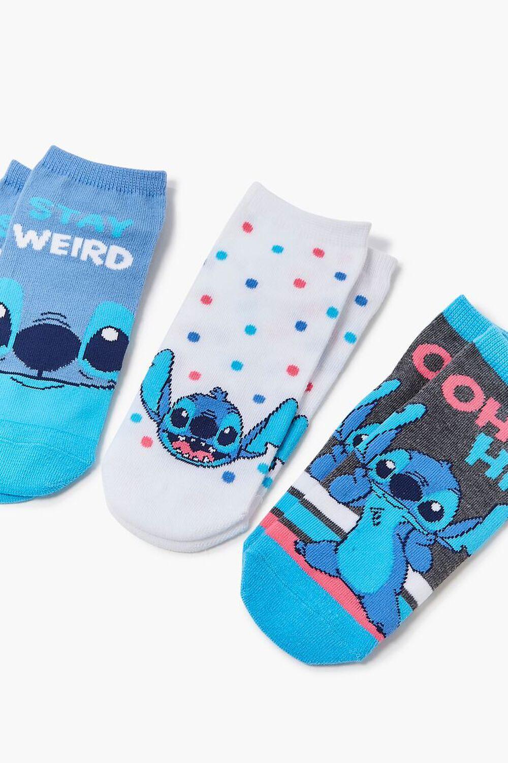 Stitch Graphic Ankle Sock Set - 3 pack | Forever 21 Product Image