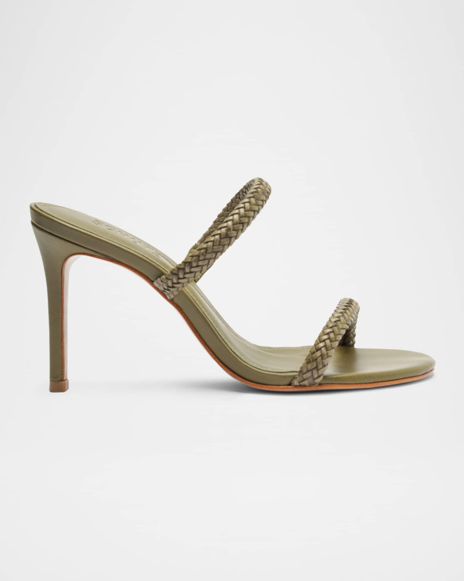 Taliah Woven Leather Dual-Band Sandals Product Image