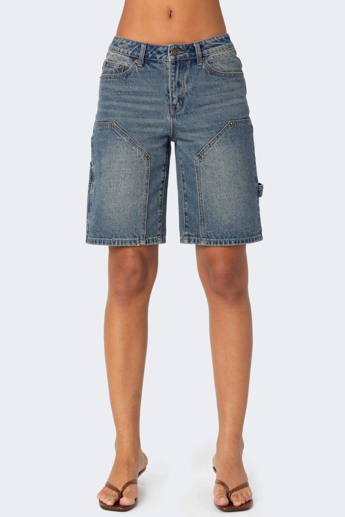 Carpenter Denim Bermuda Shorts Product Image