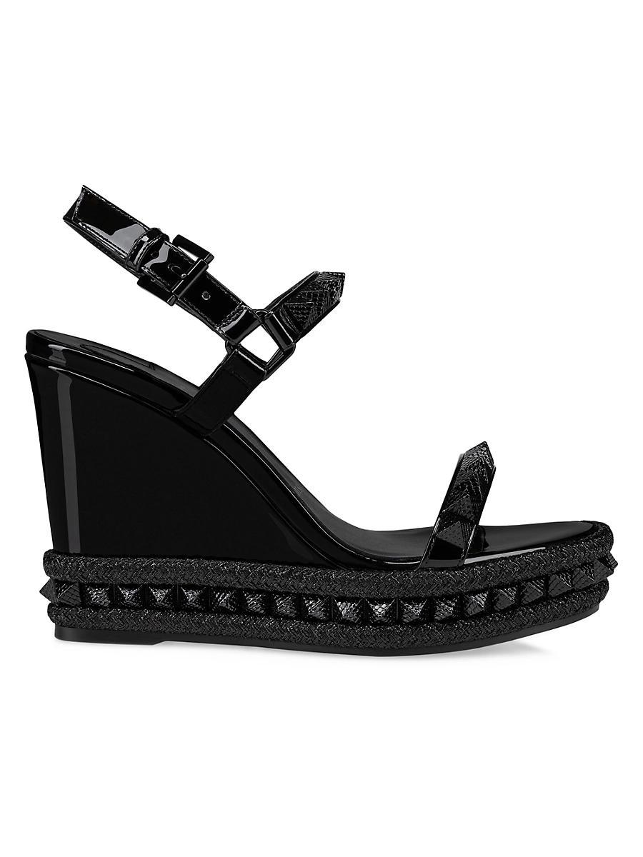 Womens Pyraclou 110MM Patent Leather Wedges Product Image