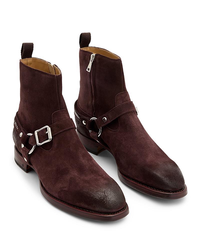 Men's Regent Harness Suede Ankle Boots Product Image