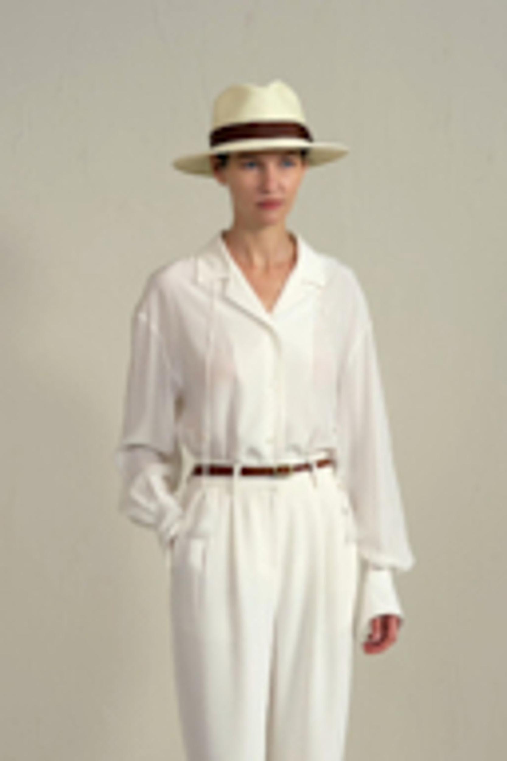 Tie-Detailed Silk Blouse Product Image