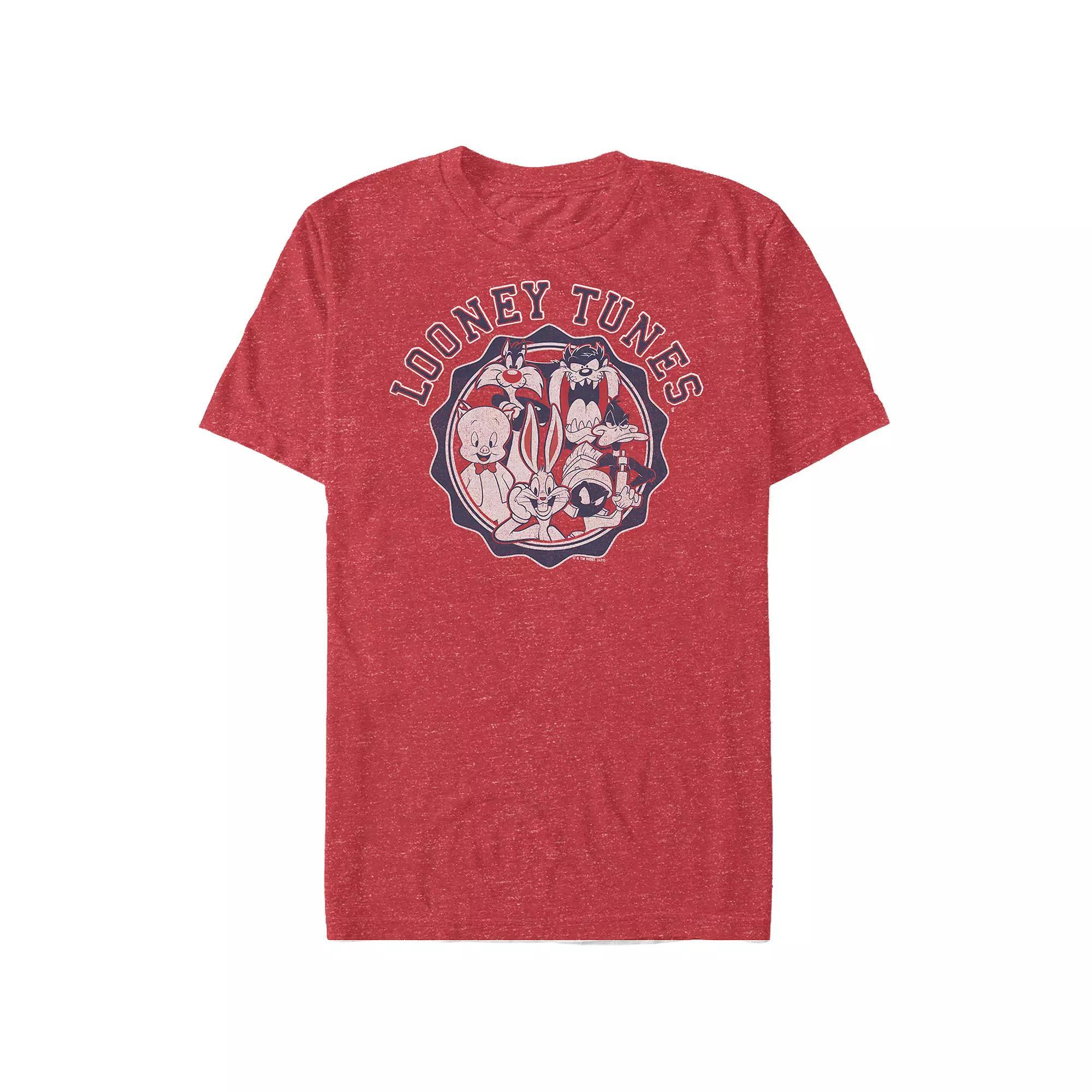 Big & Tall Looney Tunes OG Stamp Graphic Tee, Men's,  Product Image