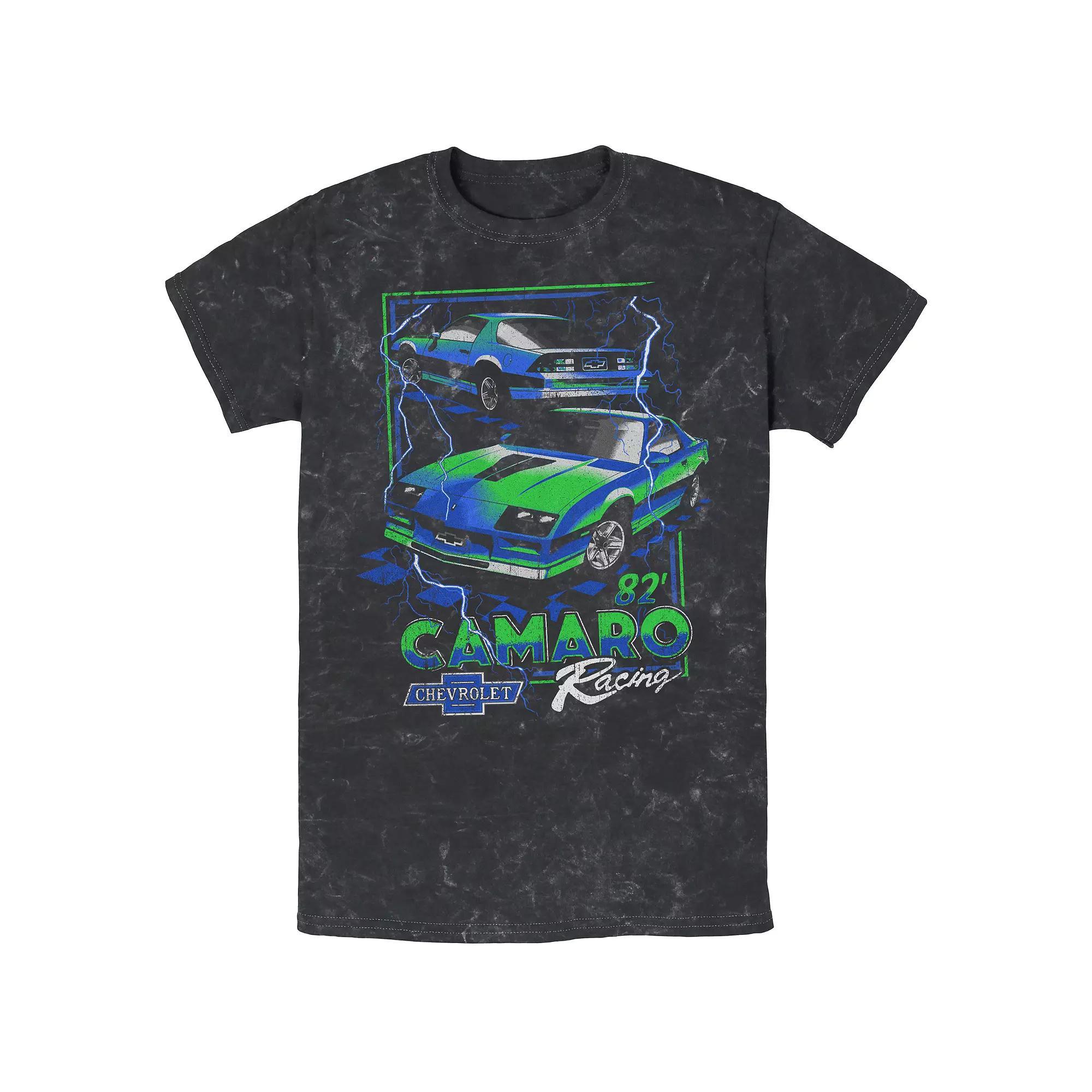 Men's Camaro Racing '82 Mineral Wash Graphic Tee,  Product Image