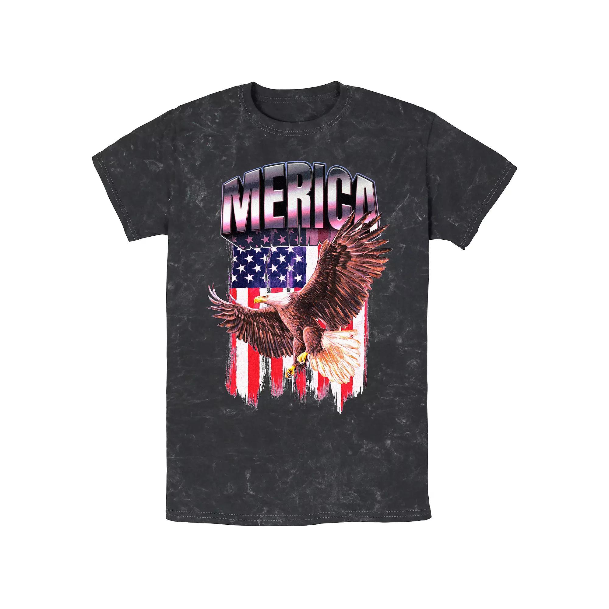 Men's Merica Eagle Flag Graphic Tee,  Product Image