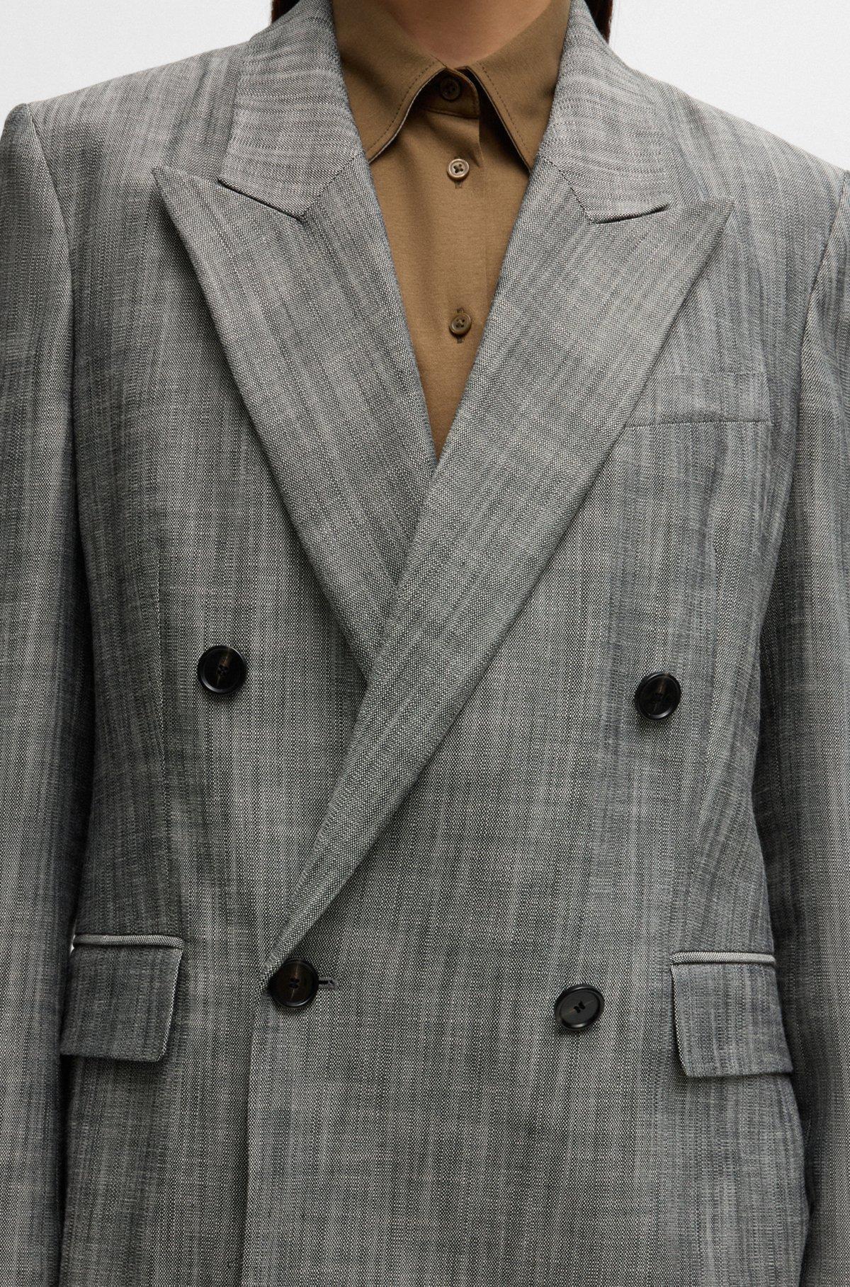 Regular-fit double-breasted blazer Product Image