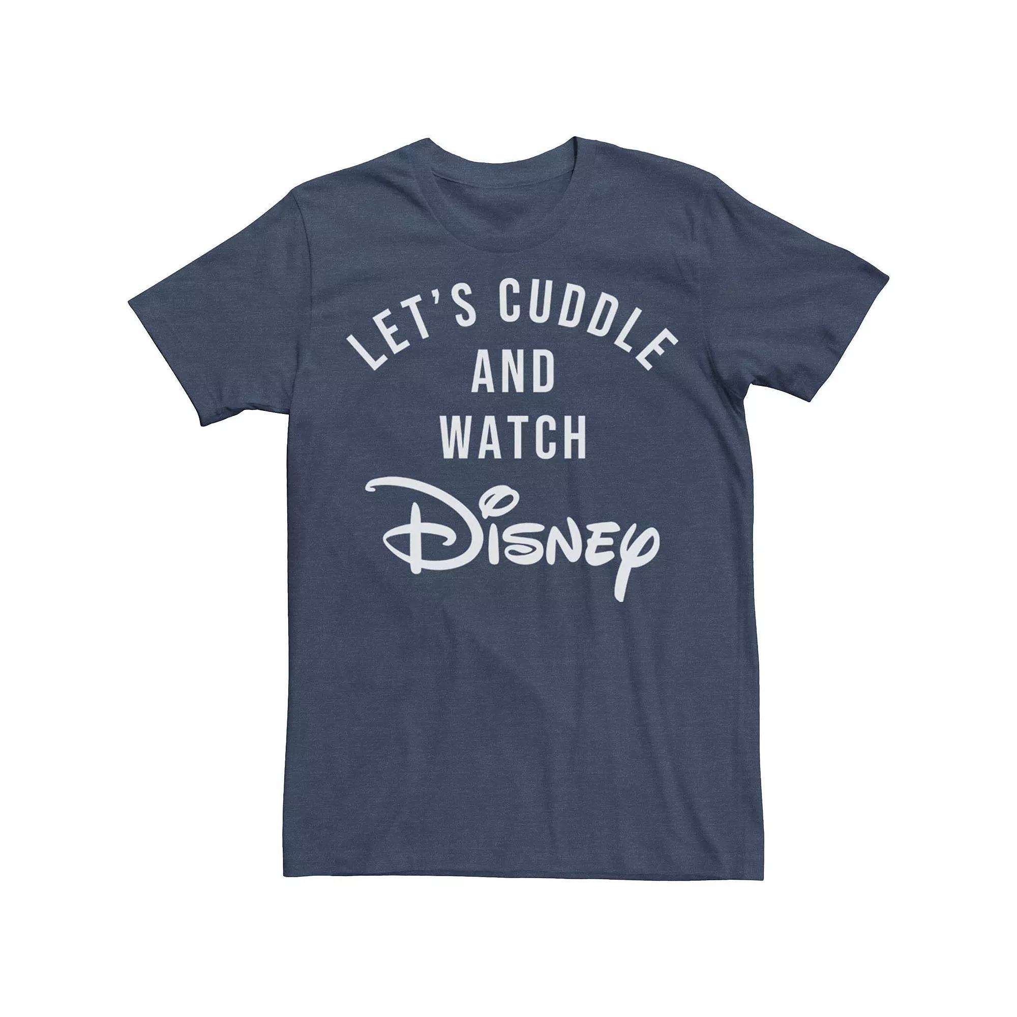 Disney's Men's Let's Cuddle Disney Logo Tee,  Product Image