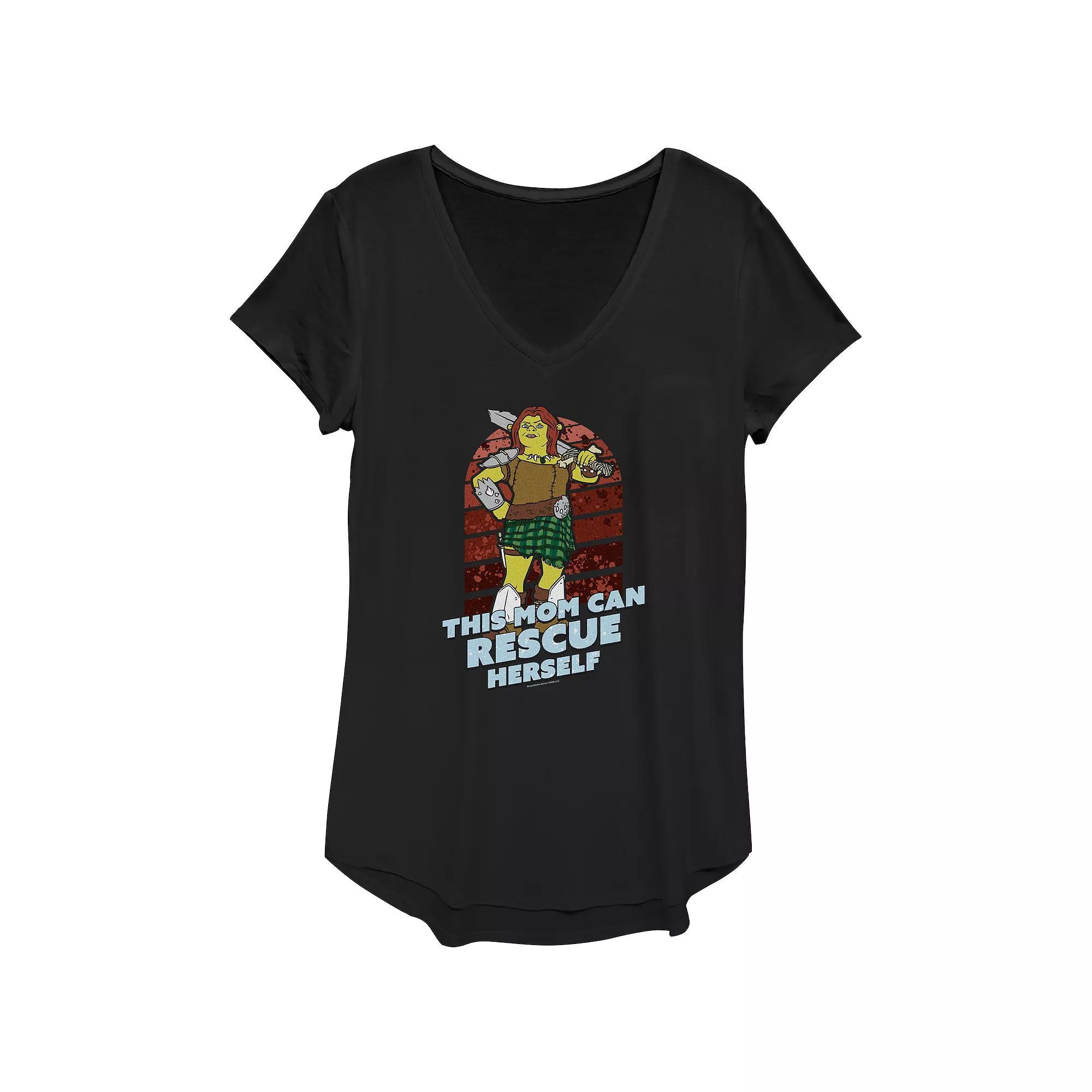Women's Shrek This Mom Can Rescue Herself Graphic Tee,  Product Image