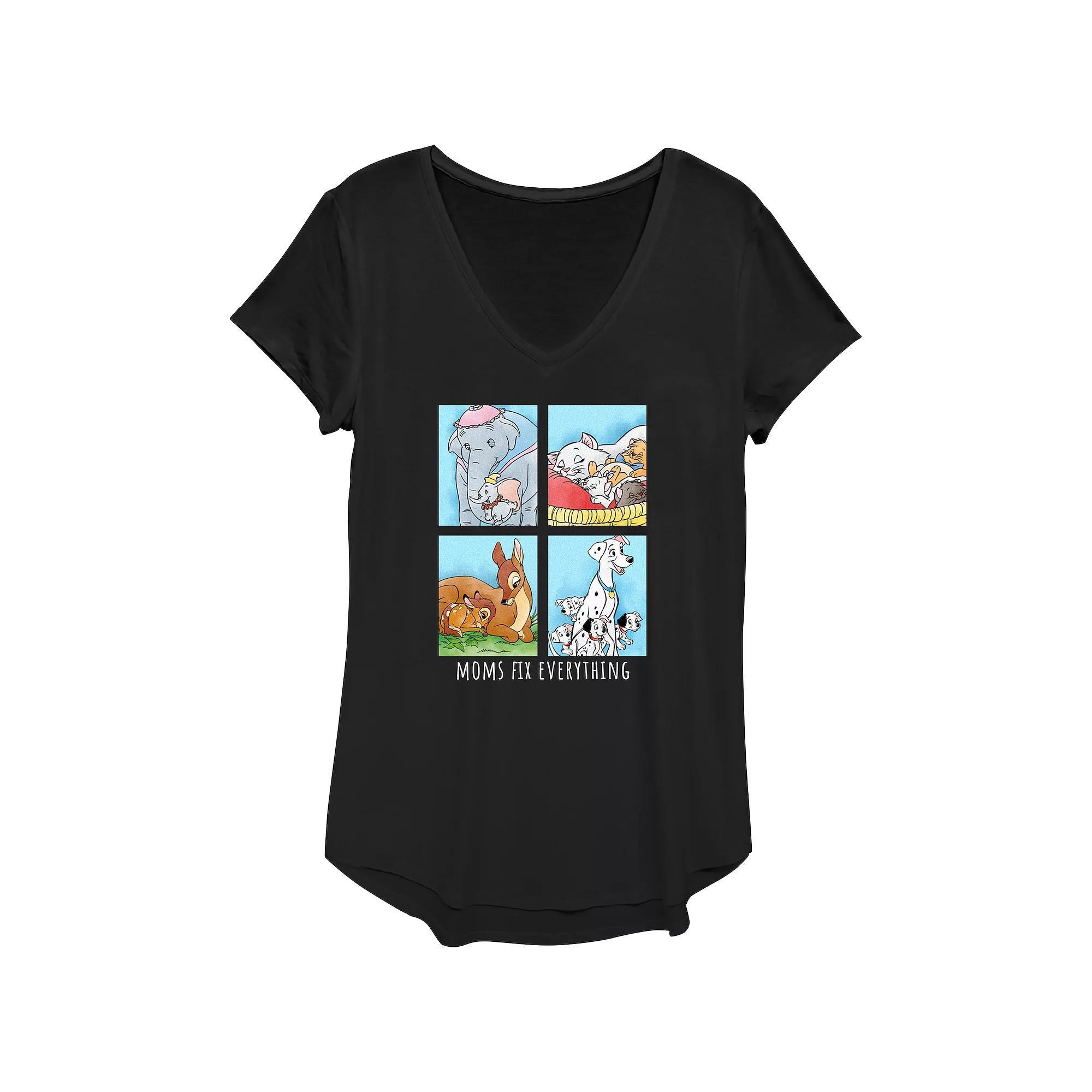 Disney's Moms Fix Everything Women's Graphic Tee, Size: XS, Black Product Image