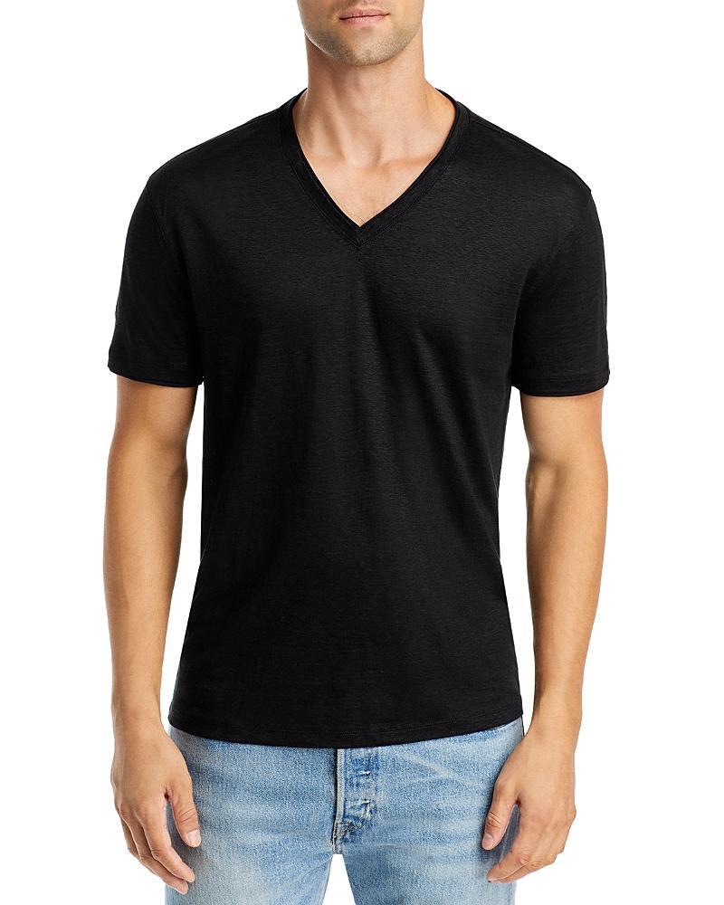 Mens Cotton Jersey V-Neck T-Shirt Product Image