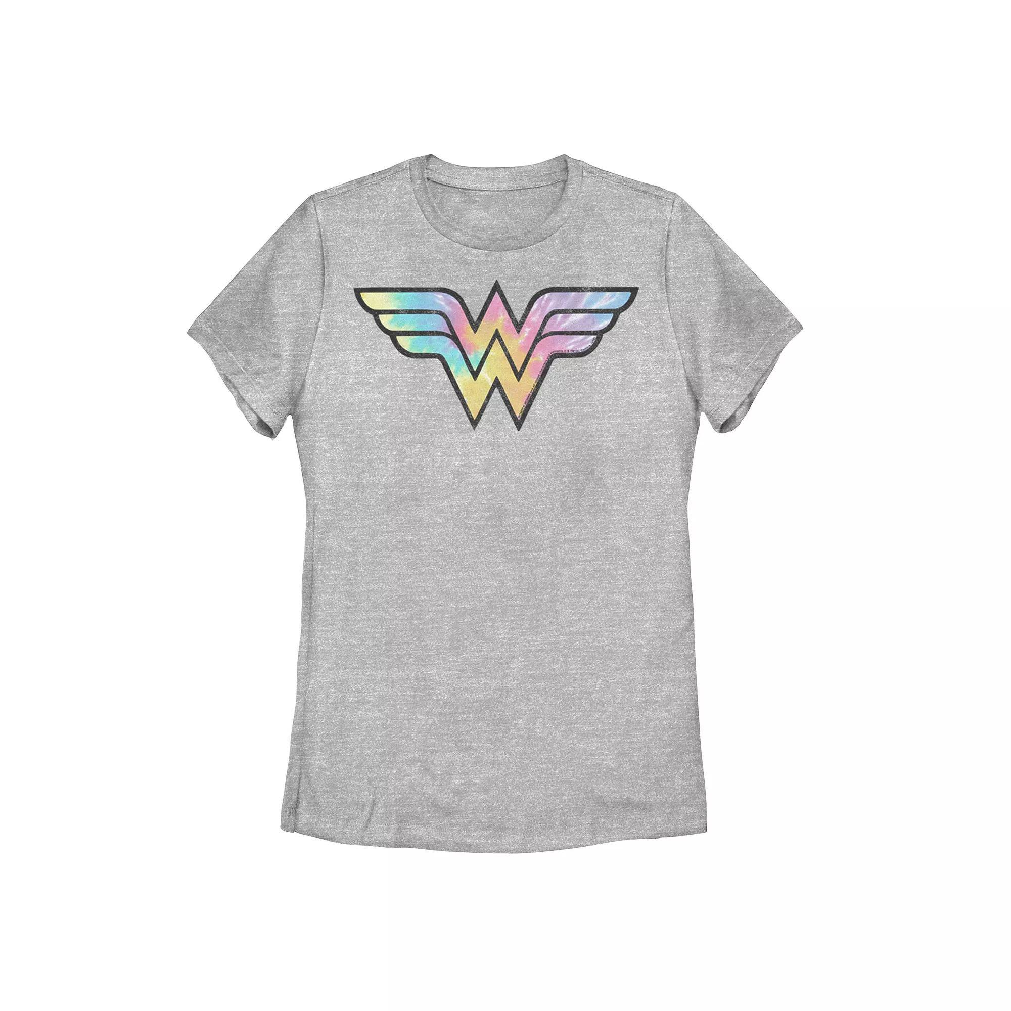 Juniors' DC Comics Wonder Woman Tie-Dye Logo Graphic Tee, Girl's,  Product Image