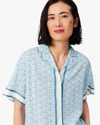 Oversized Monogram Print Shirt Product Image