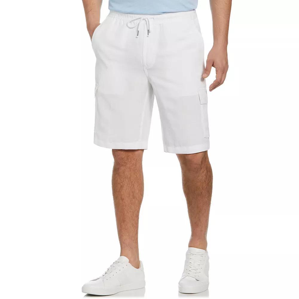 Men's Cubavera Linen Blend Pull-On Cargo Shorts,  Product Image
