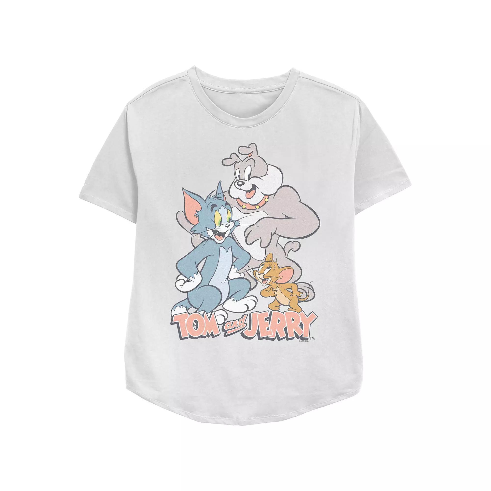Women's Tom & Jerry Happy Pals Poster Graphic Tee,  Product Image