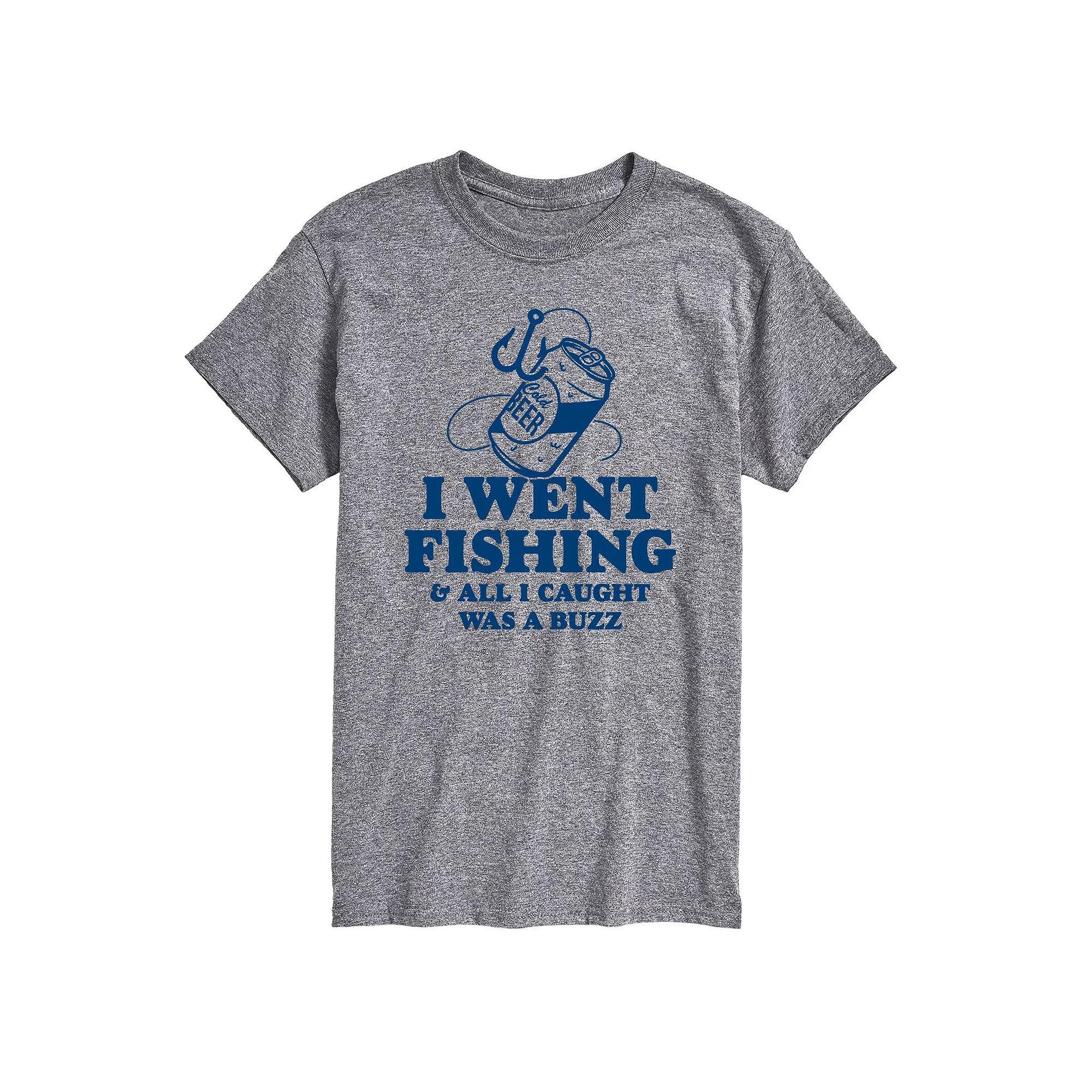 Men's Went Fishing Caught A Buzz Graphic Tee,  Product Image